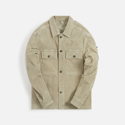 C.P. Company Velluto Heavy Shirt - Silver Sage