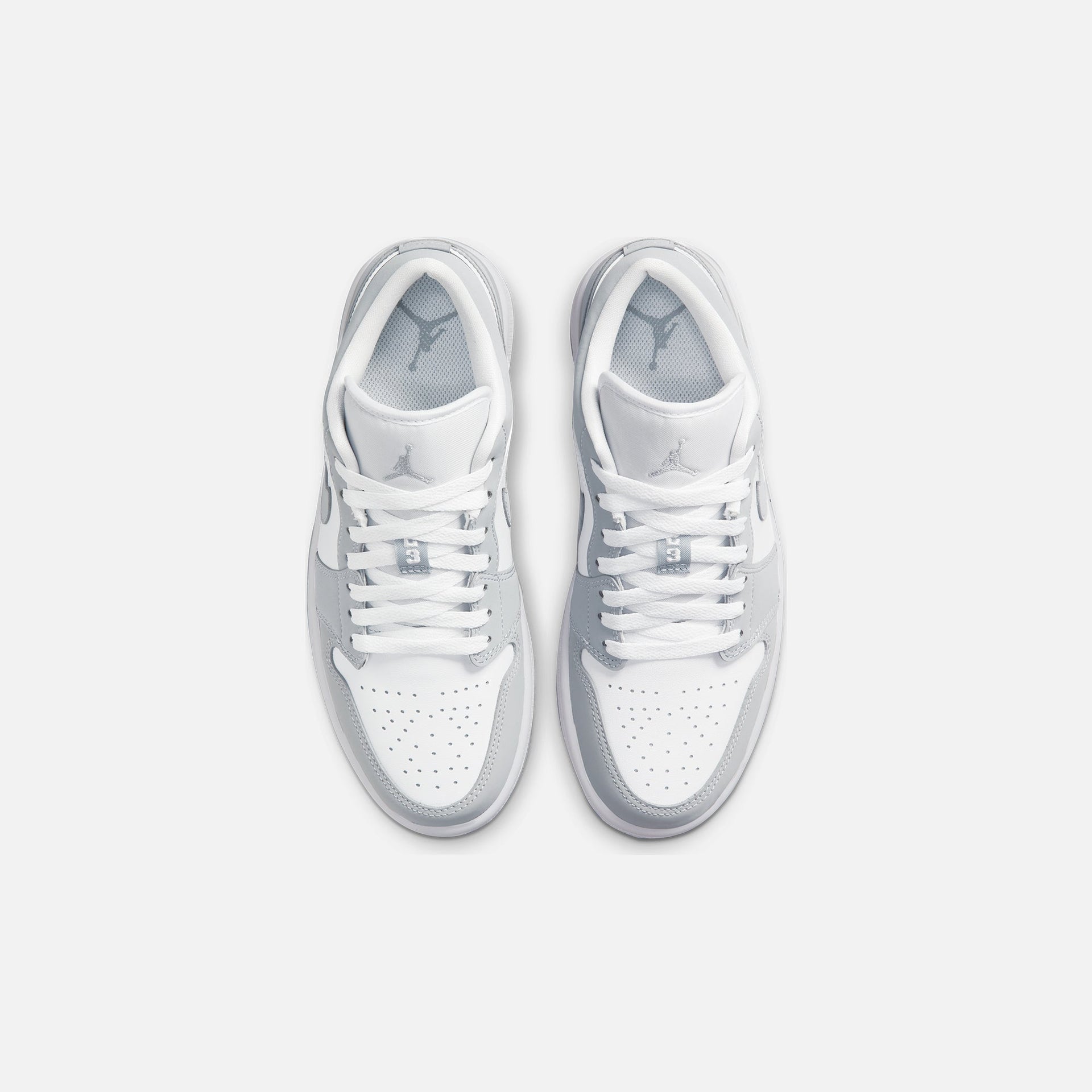 Jordan WMNS Air Jordan 1 Low - White / Wolf Grey / Aluminum