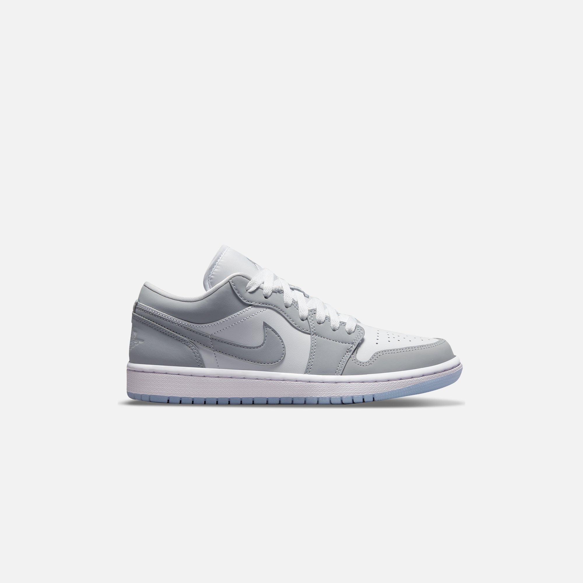 Nike WMNS Air Jordan 1 Low - White / Wolf Grey / Aluminum – Kith