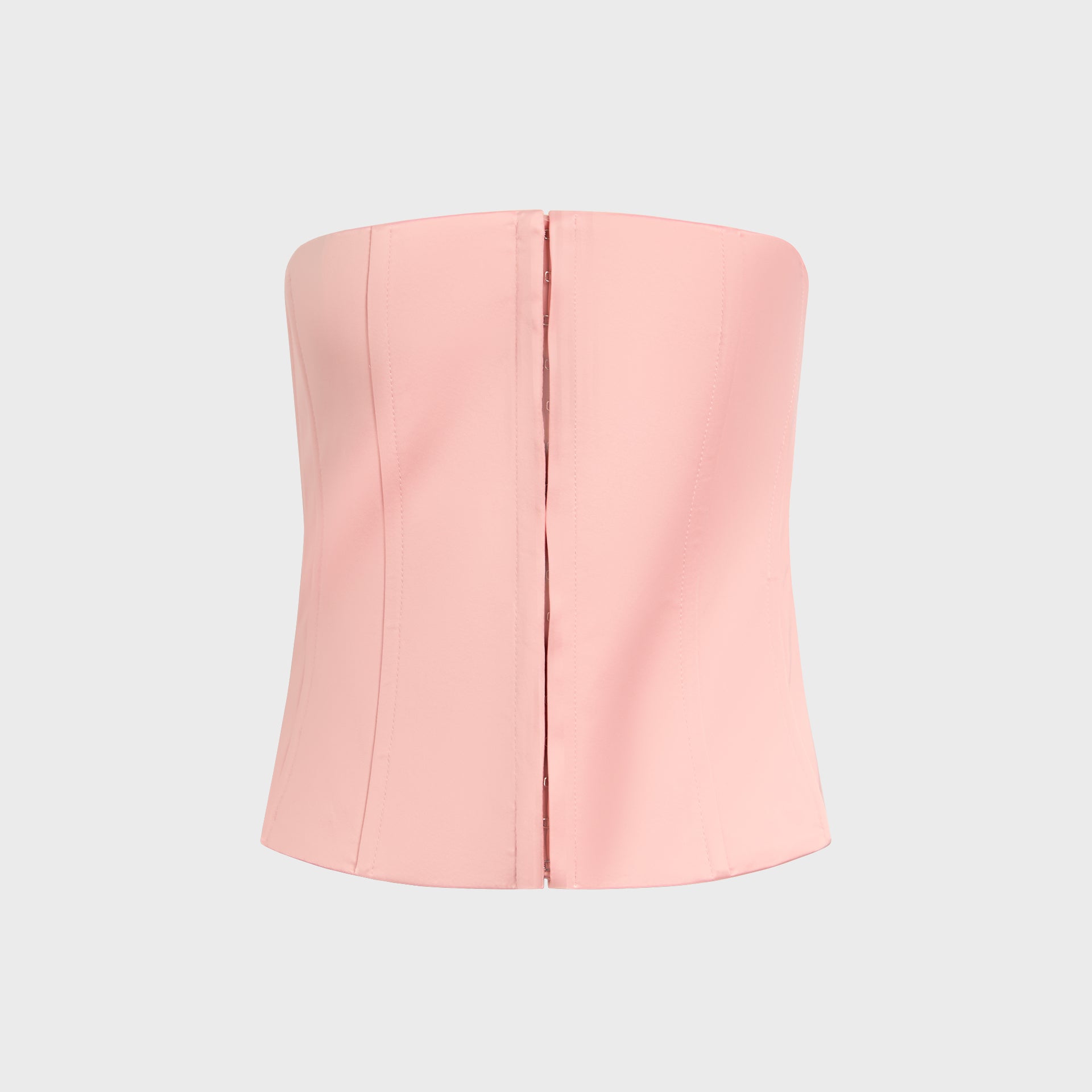 GUIZIO Satin Corset - Light Pink Satin