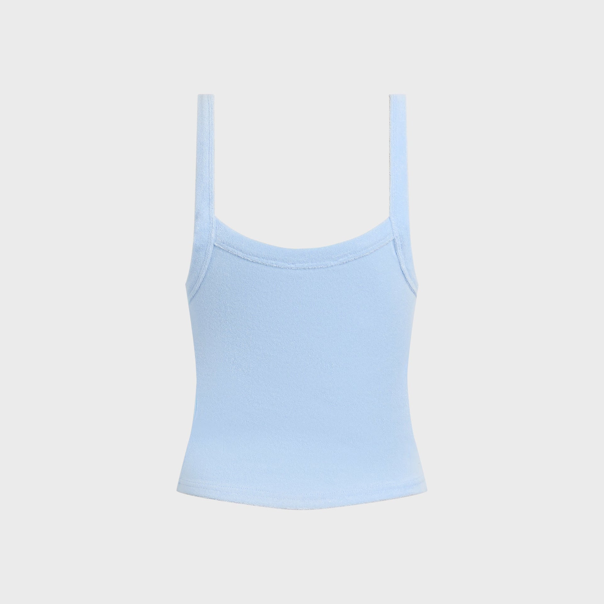 GUIZIO Dani Terry Tank - Powder Blue