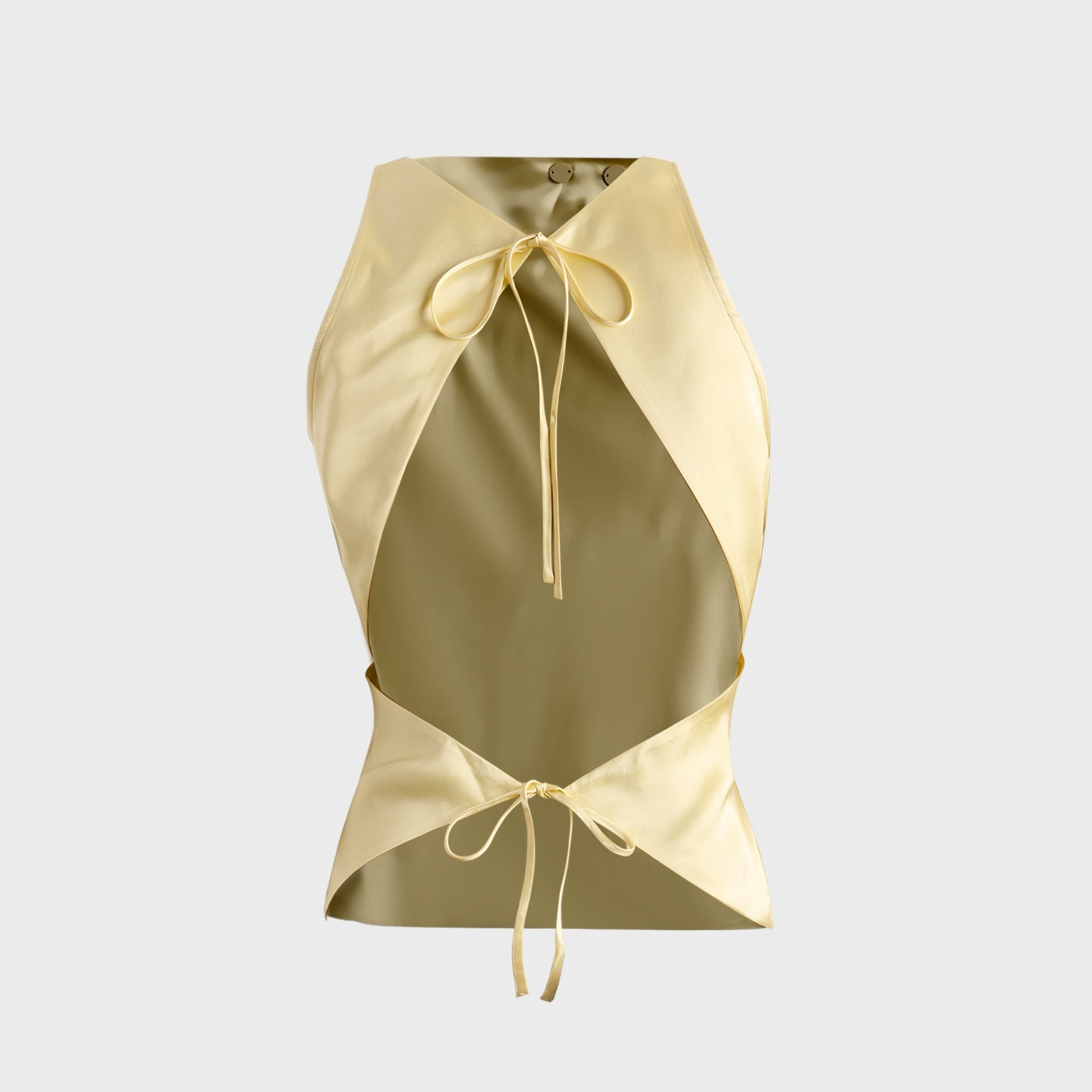 GUIZIO Regine Cowl Neck Top - Honey Butter