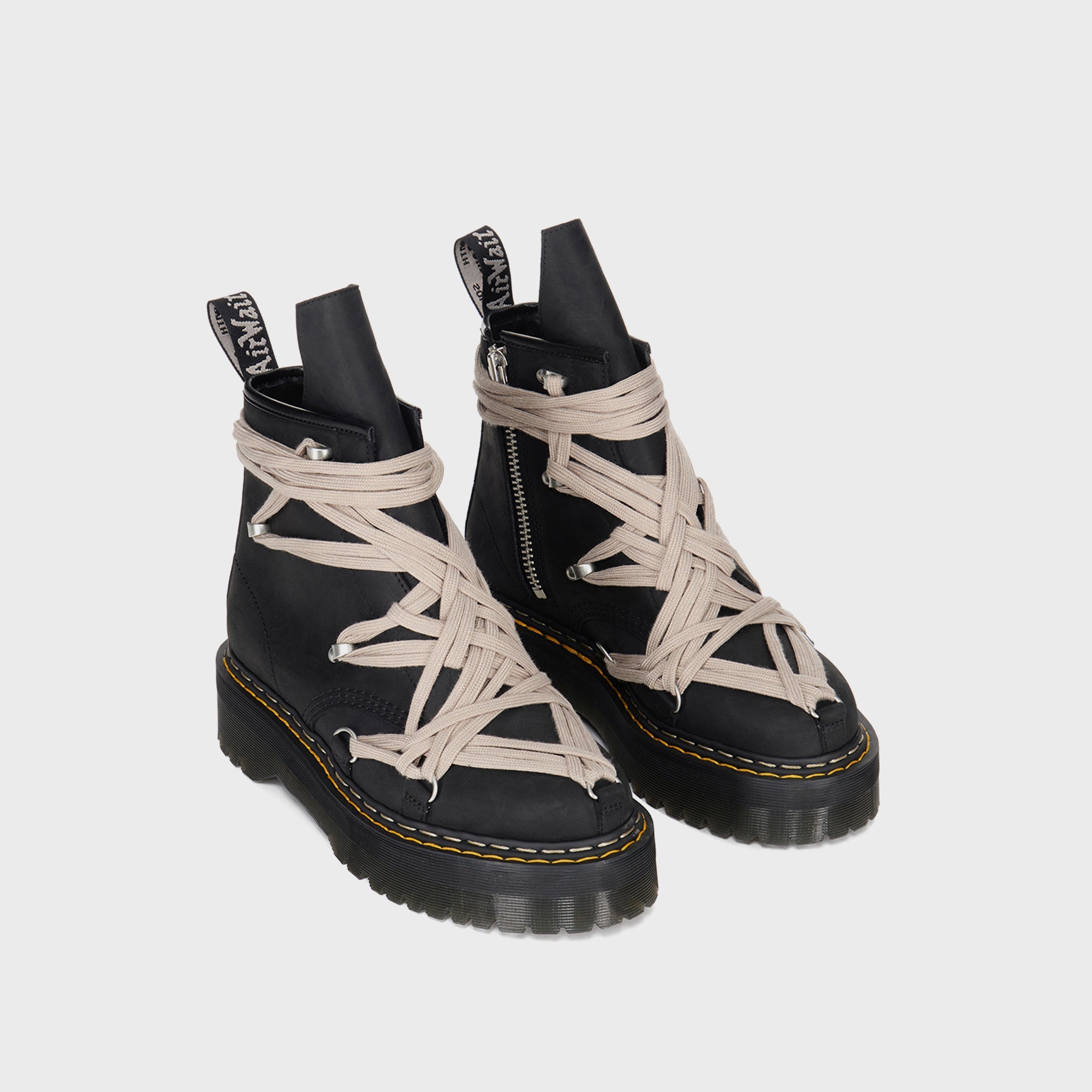 Dr. Martens x Rick Owens WMNS DRKSHDW 1460 Quad Sole Megalace