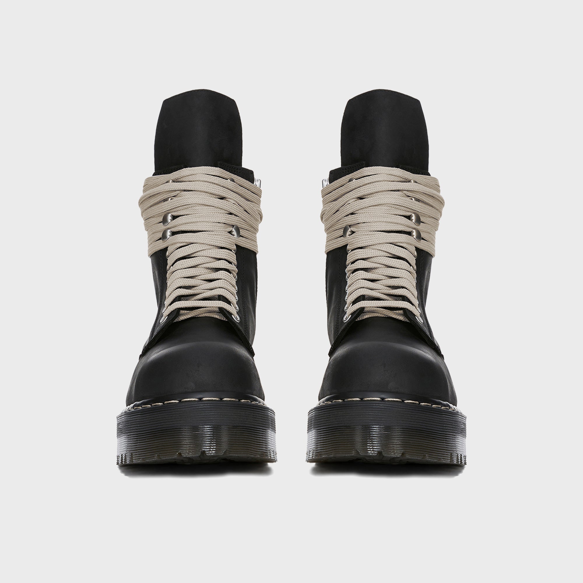 Dr. Martens x Rick Owens DRKSHDW Quad Sole Steel Toe Boot - Black