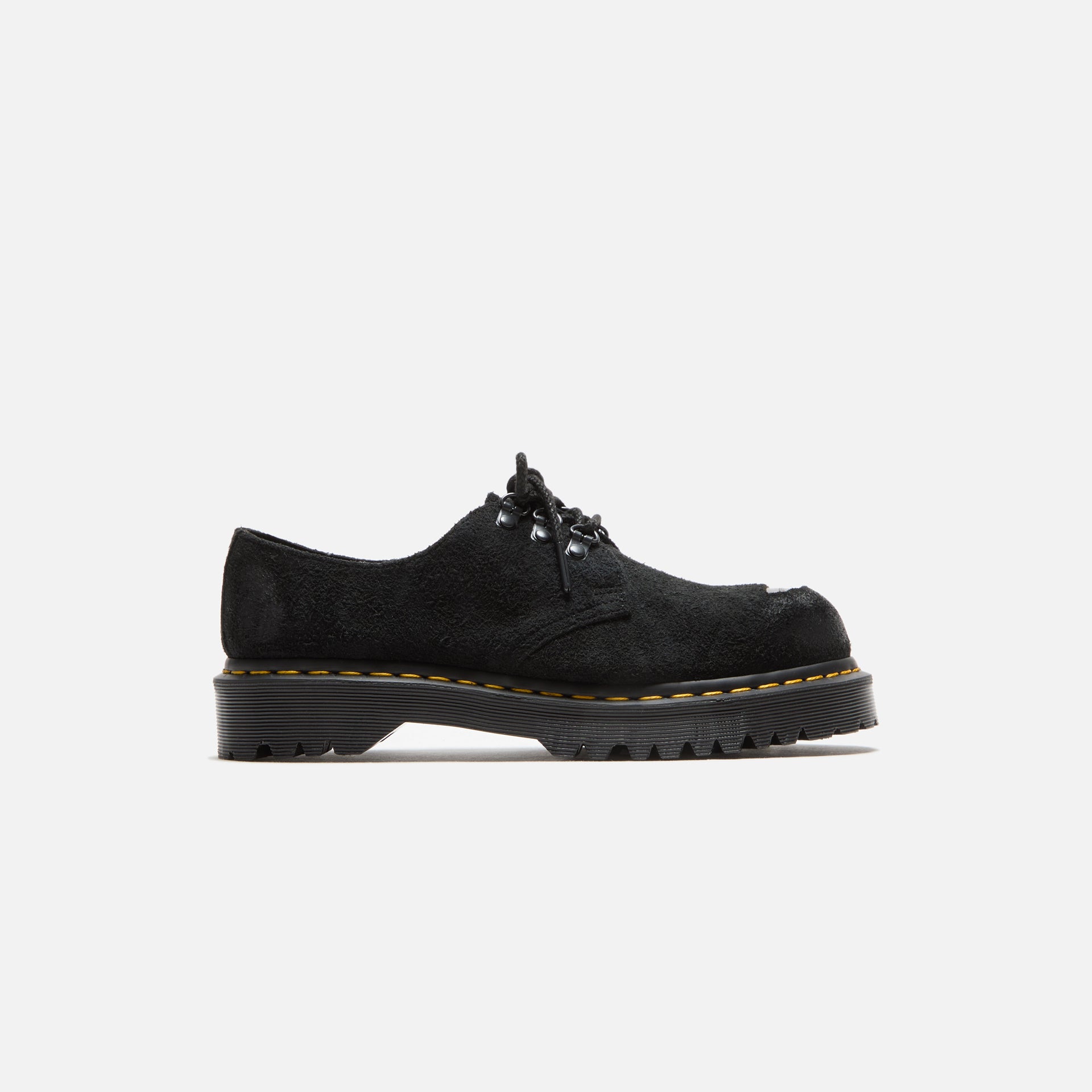 Dr. Martens 1461 ST - Black Burnished Hairy Suede