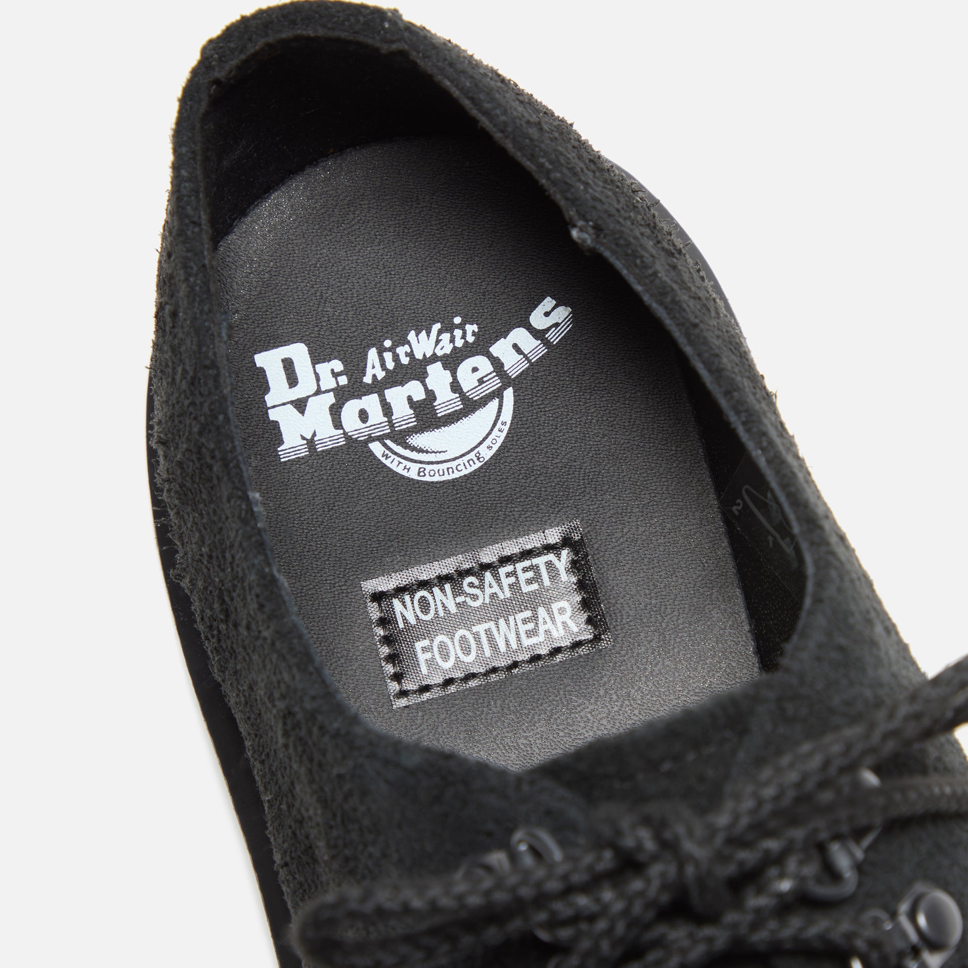 Dr. Martens 1461 ST - Black Burnished Hairy Suede
