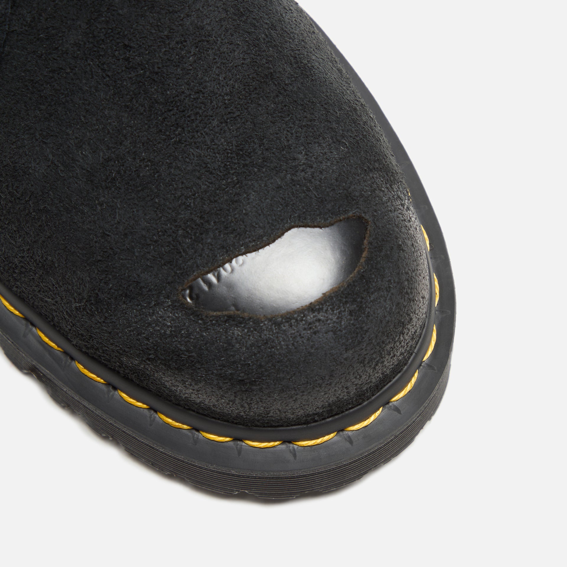 Dr. Martens 1461 ST - Black Burnished Hairy Suede
