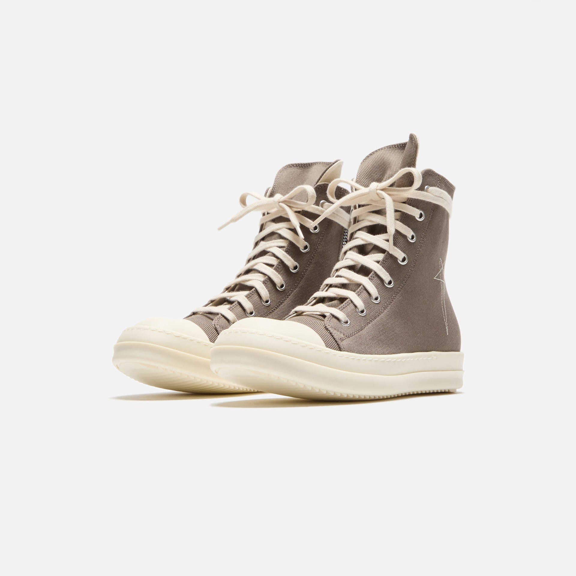 Rick Owens WMNS DRKSHDW High Sneaks - Dust / Milk