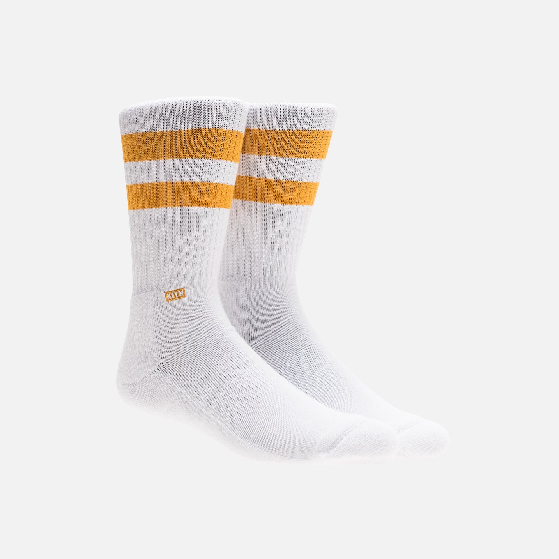 Kith Classics for Stance Crew Sock - White / Gold