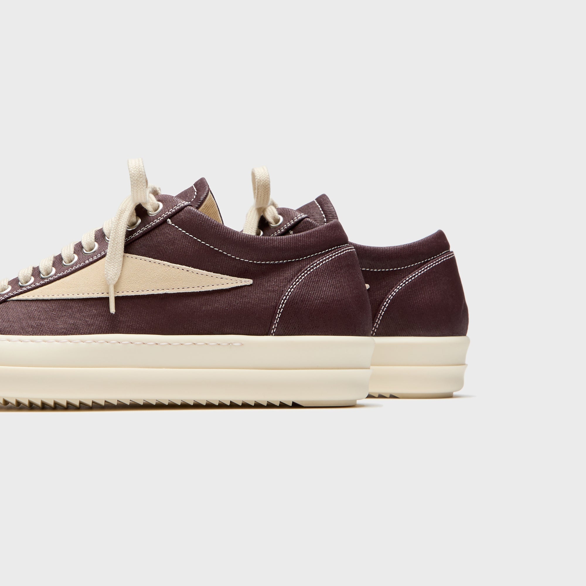 Rick Owens DRKSHDW Vintage Sneaks - Scab Wax / Milk / Milk – Kith