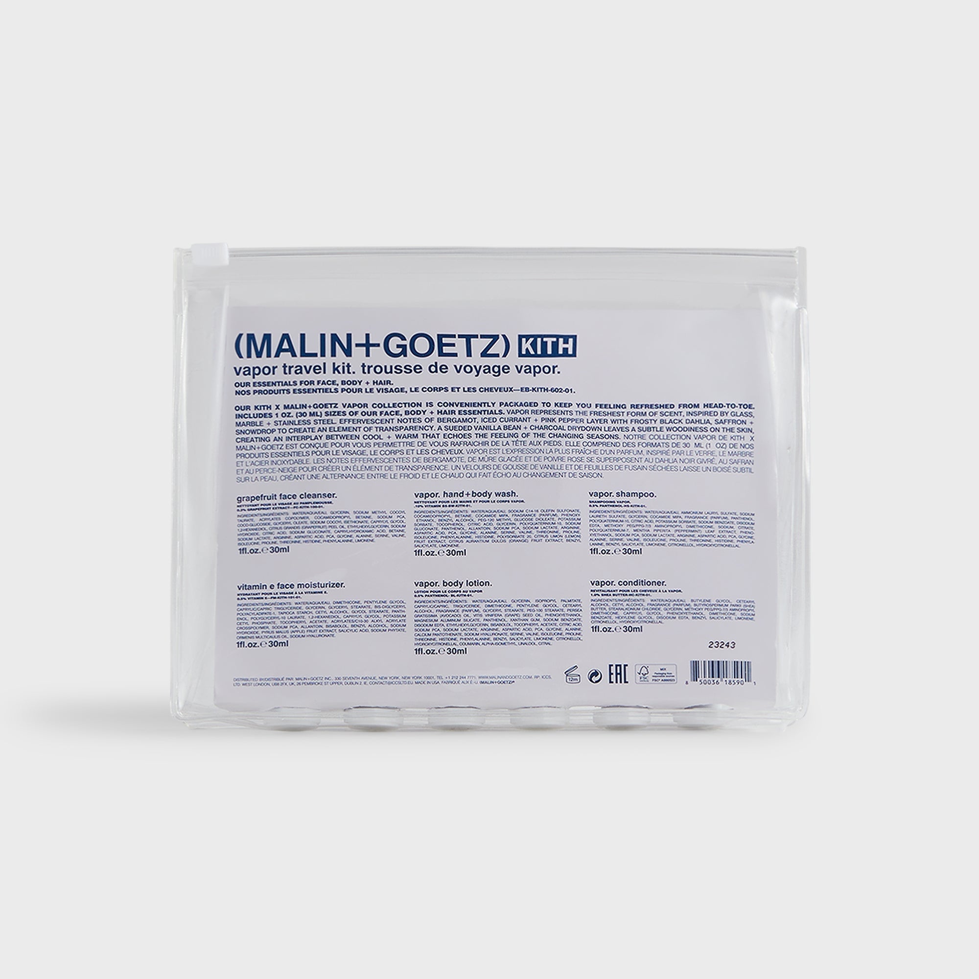 m*読様 Kith x Malin + Goetz vapor セット Kith for MALIN+GOETZ Vapor Eau de Parfum