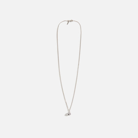 Emanuele Bicocchi Small Arabesque Skull Pendant - Silver