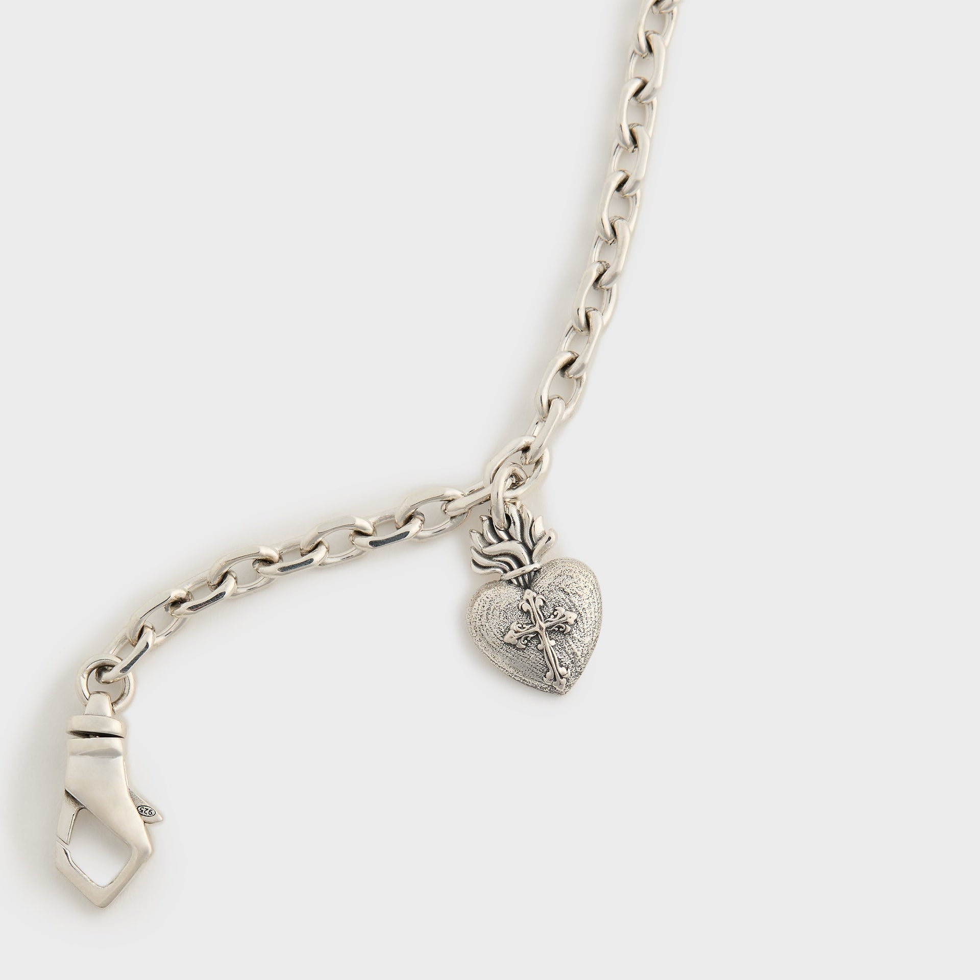 Emanuele Bicocchi Sacred Heart Bracelet - Silver