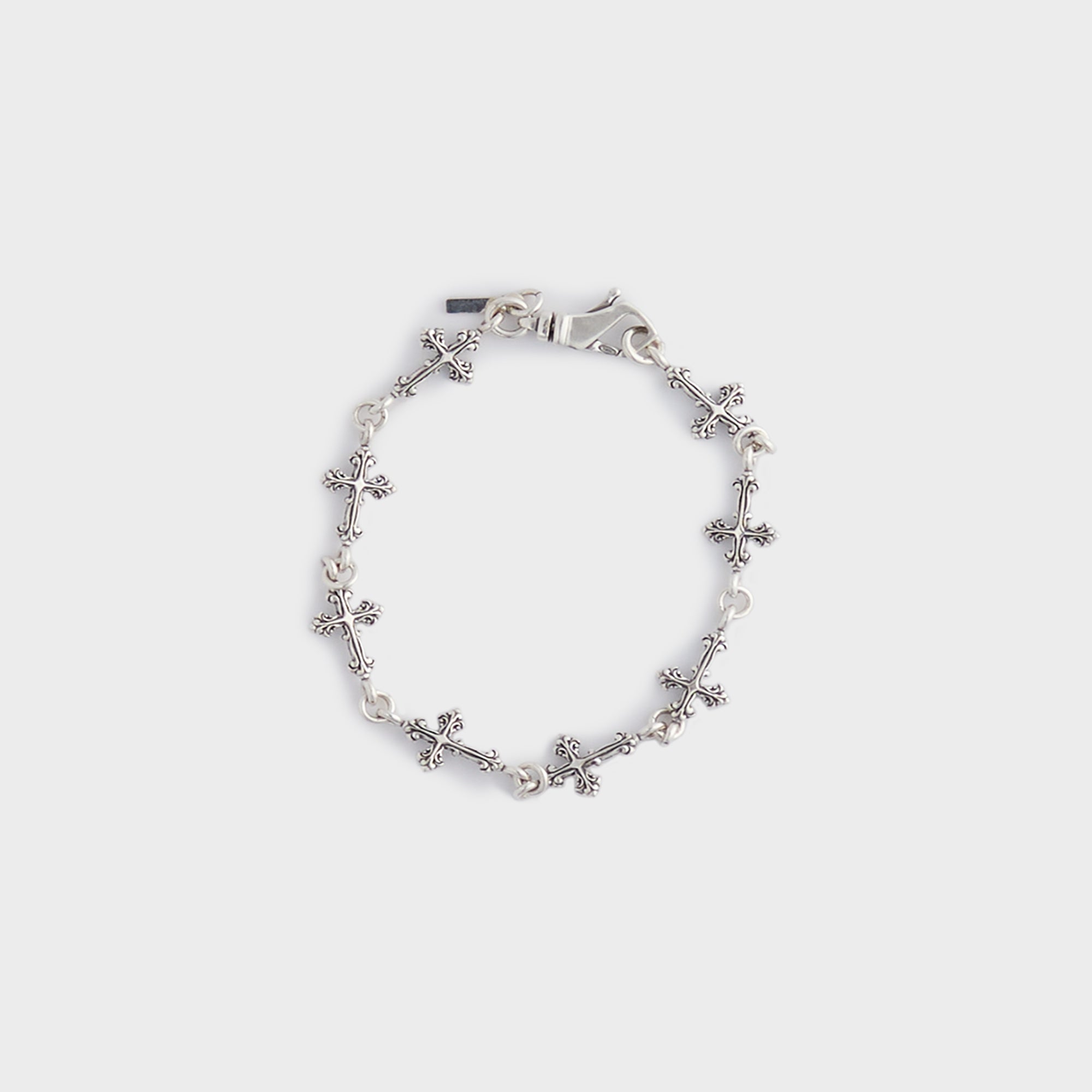 キ*キ様 unknown cross motif silver bracelet Emanuele Bicocchi Multi-Cross Avelli Bracelet - Silver – Kith Canada
