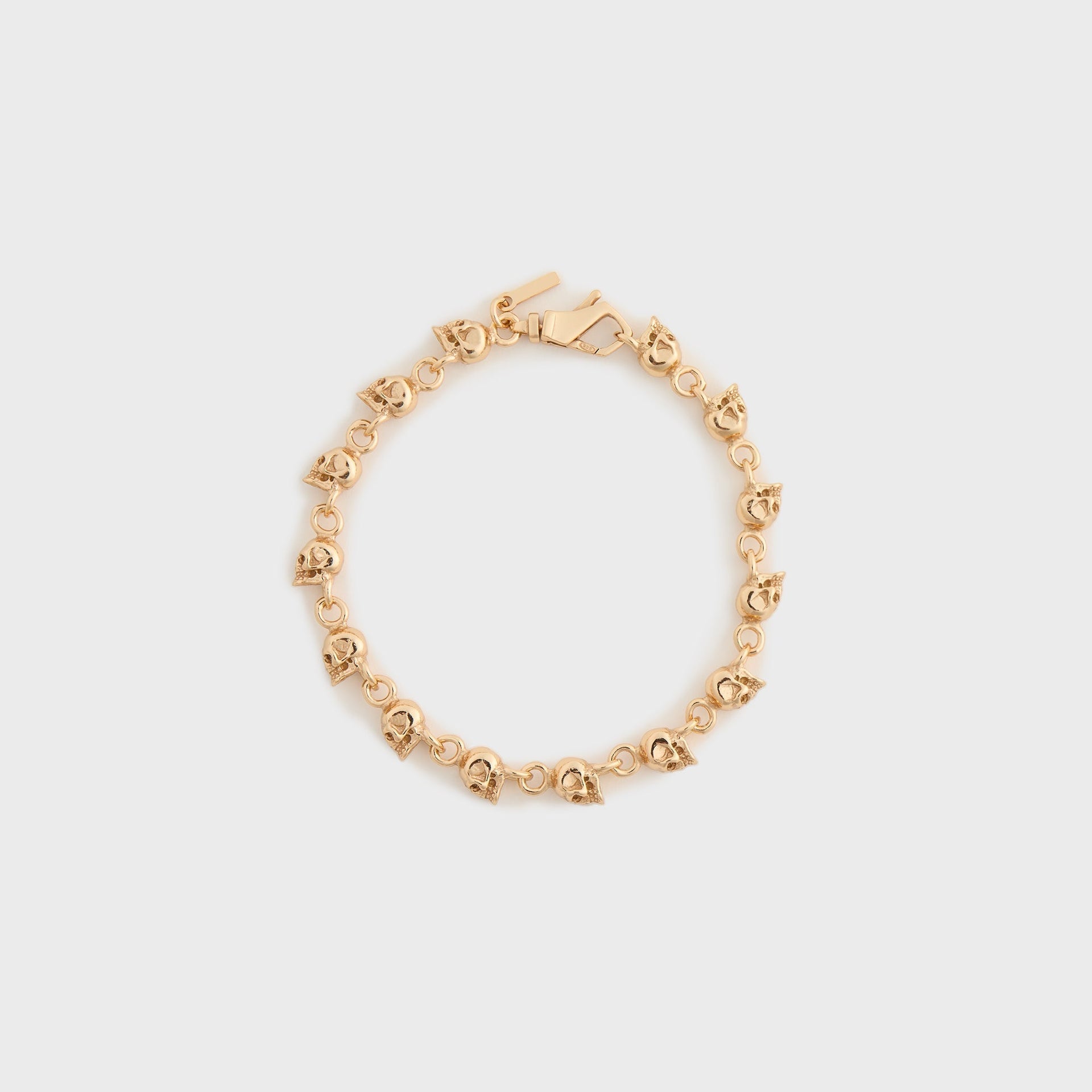 Emanuele Bicocchi Gold Multi-Skull Bracelet - Gold