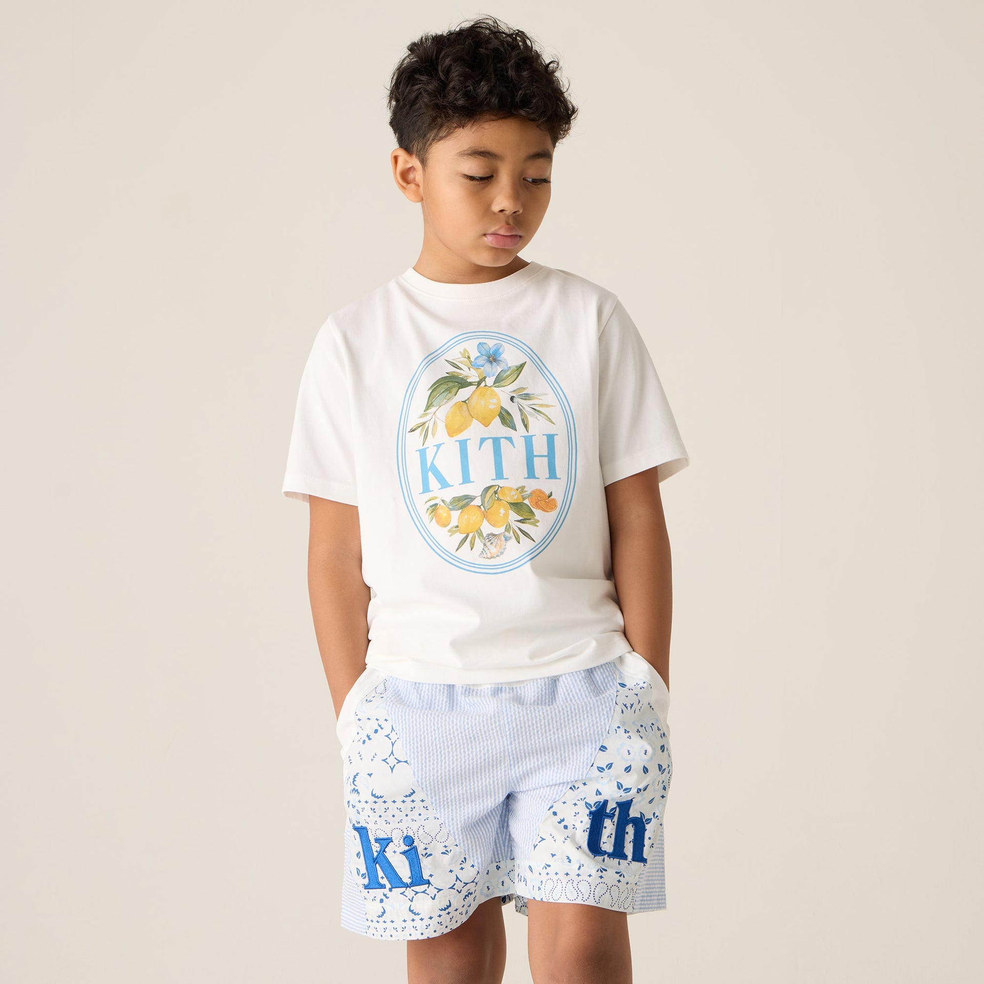 Kith Kids Summer Picnic Graphic Tee - White