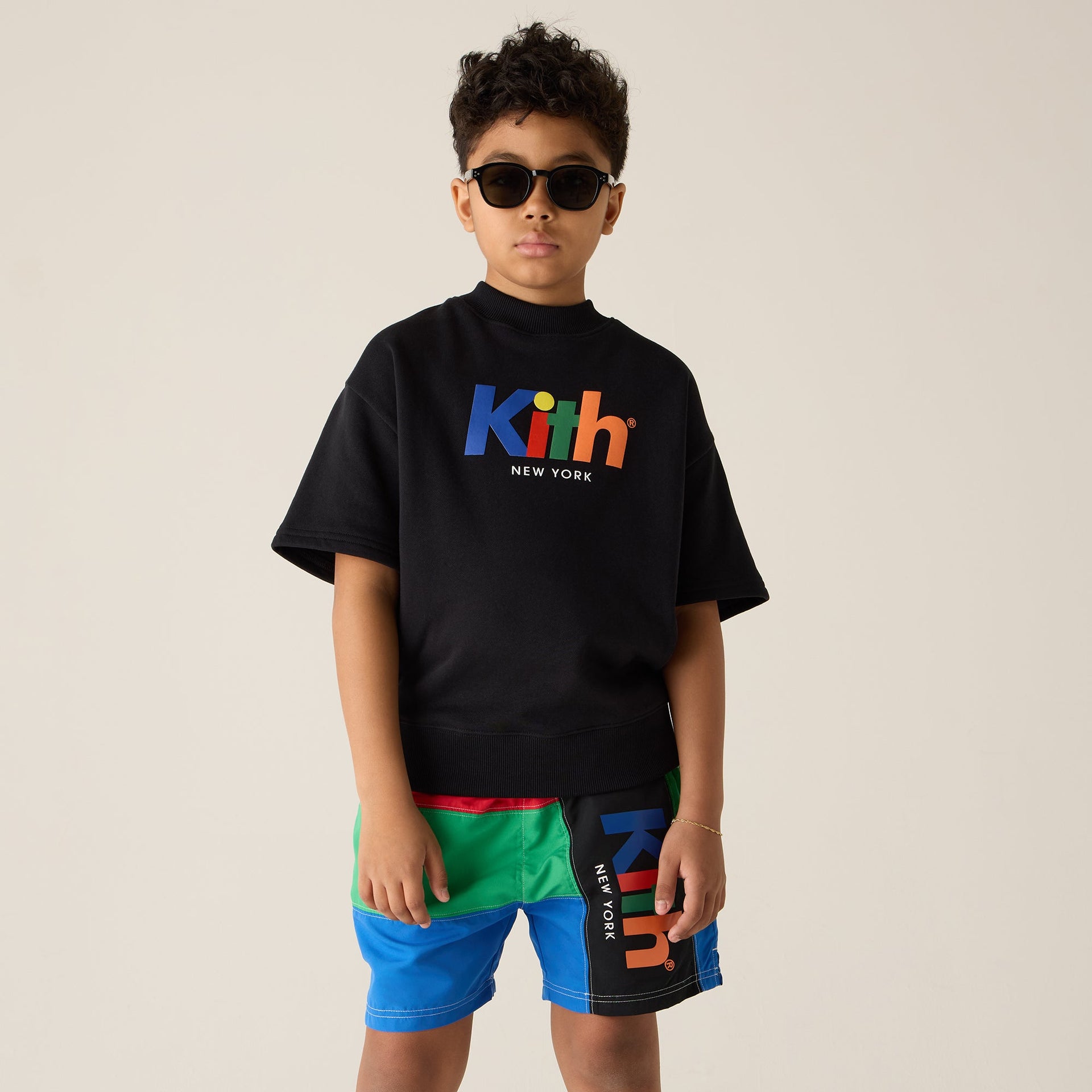 Kith Kids Nelson Short Sleeve Crewneck - Black