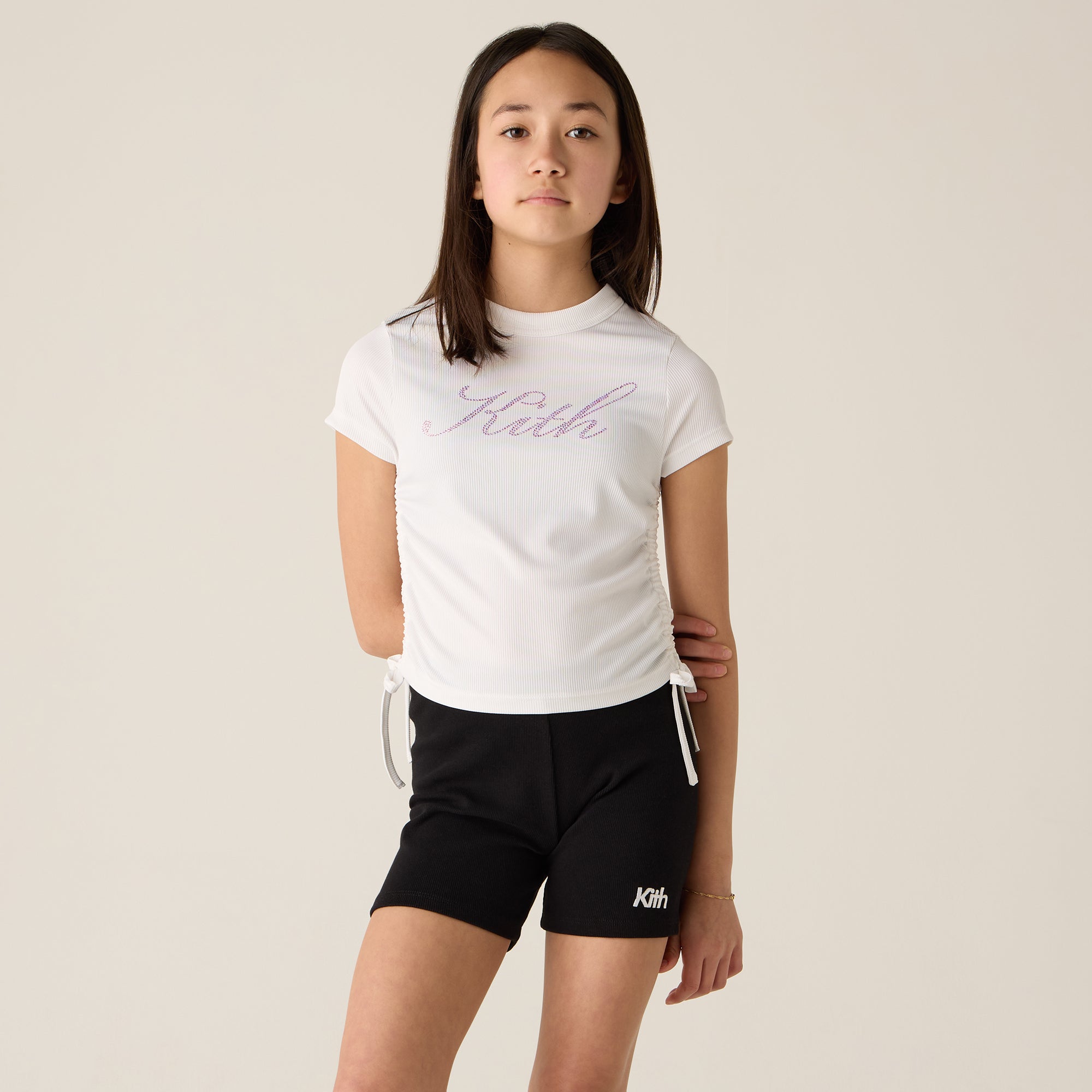 Kith Kids Ruched Mulberry Tee - White – Kith Canada