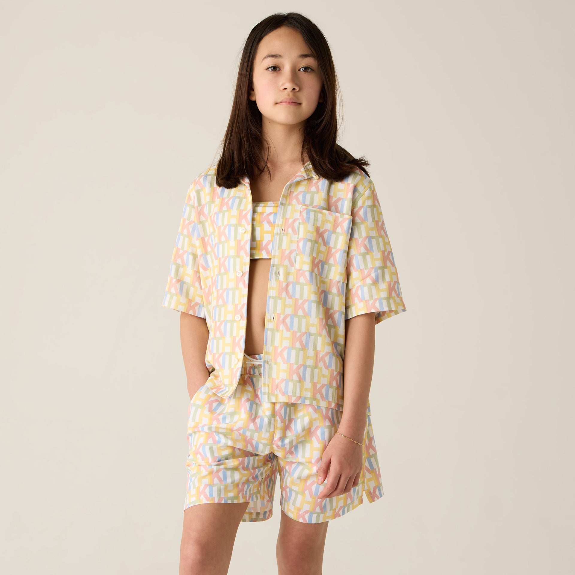 Kith Kids Monogram Kai Swim Trunk - Silk
