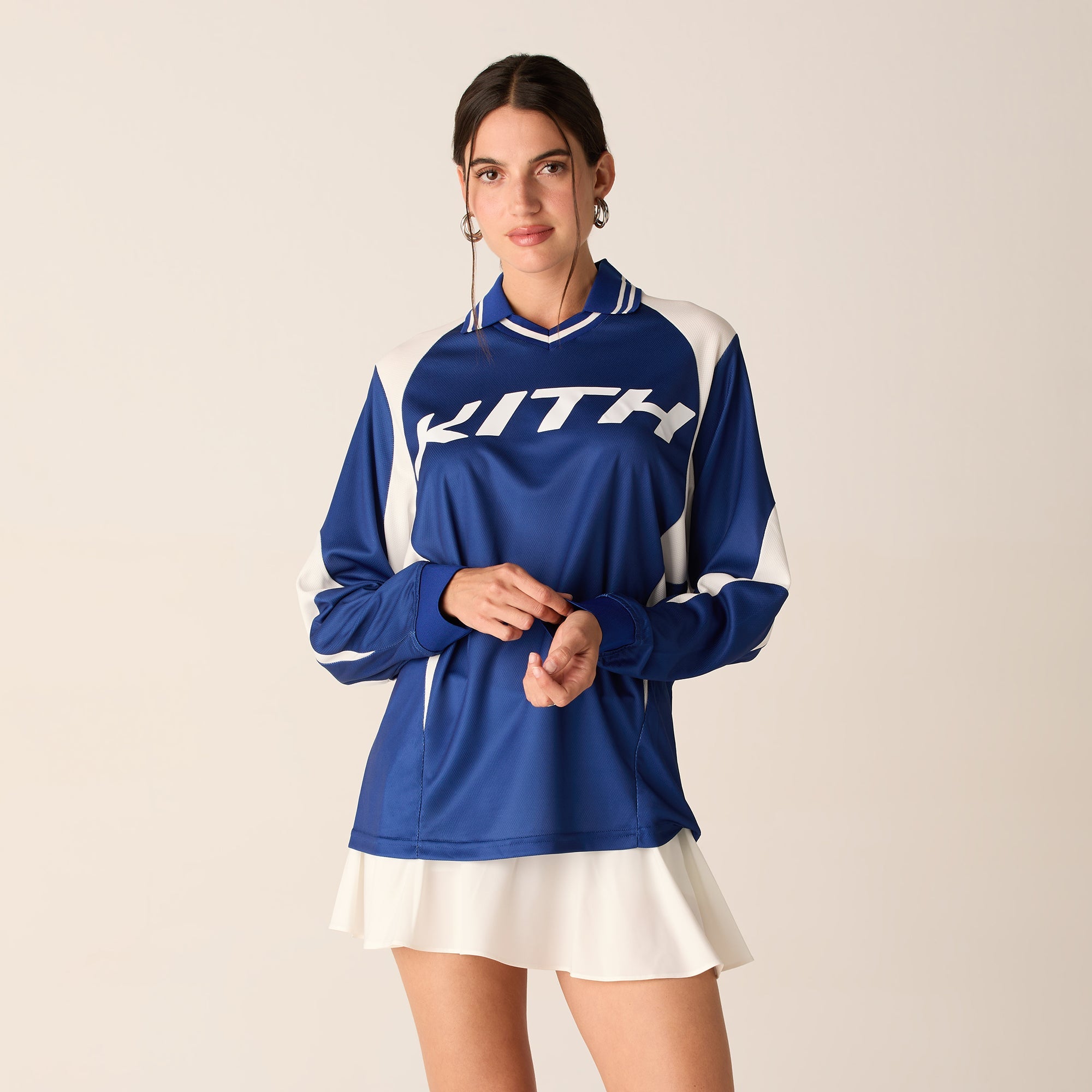 Kith Women Cujo Seamed Jersey - Cyclone – Kith Canada