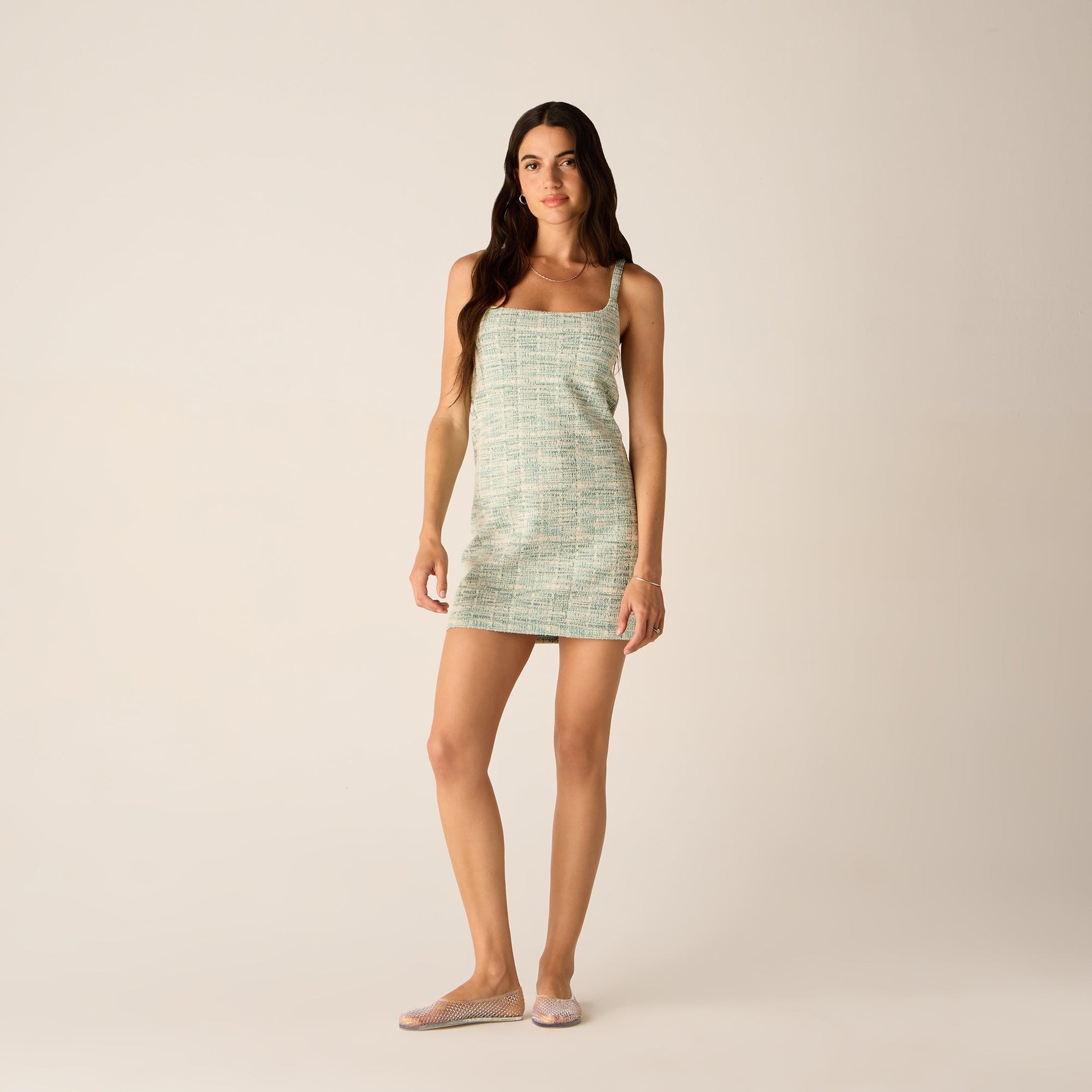 Kith Women Capri Tweed Mini Dress - Mykonos