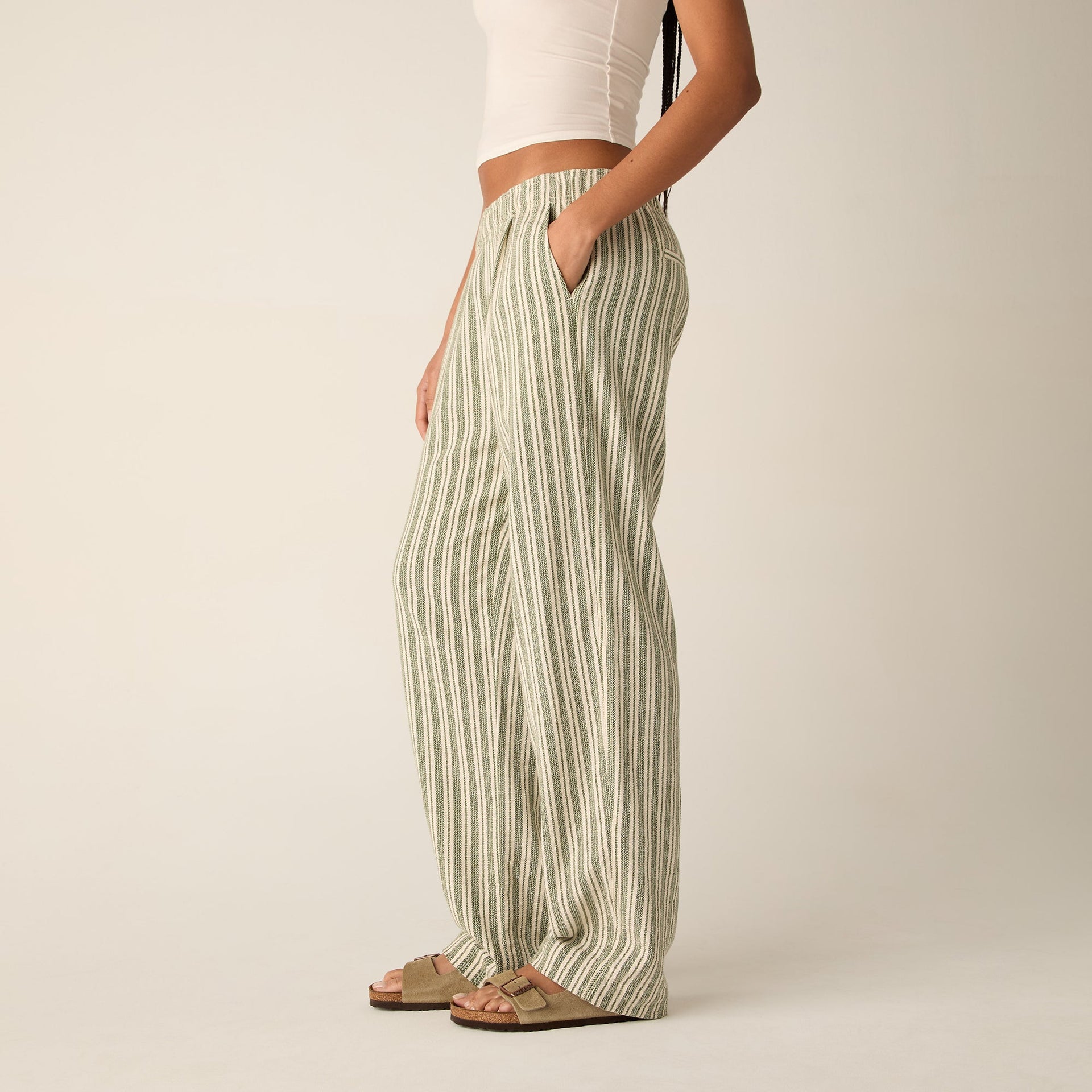 Kith Women Miles II Dobby Stripe Pants - Turf