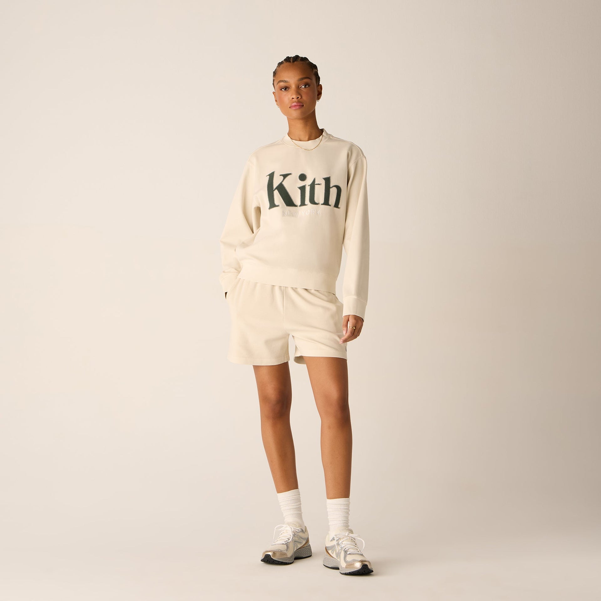 Kith Women Rayne II Sweatshorts - Veil
