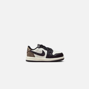 Jordan TD Air Jordan 1 Low OG - White / Black / Palomino