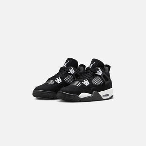 Jordan GS Air Jordan 4 Retro - Black / White / Black