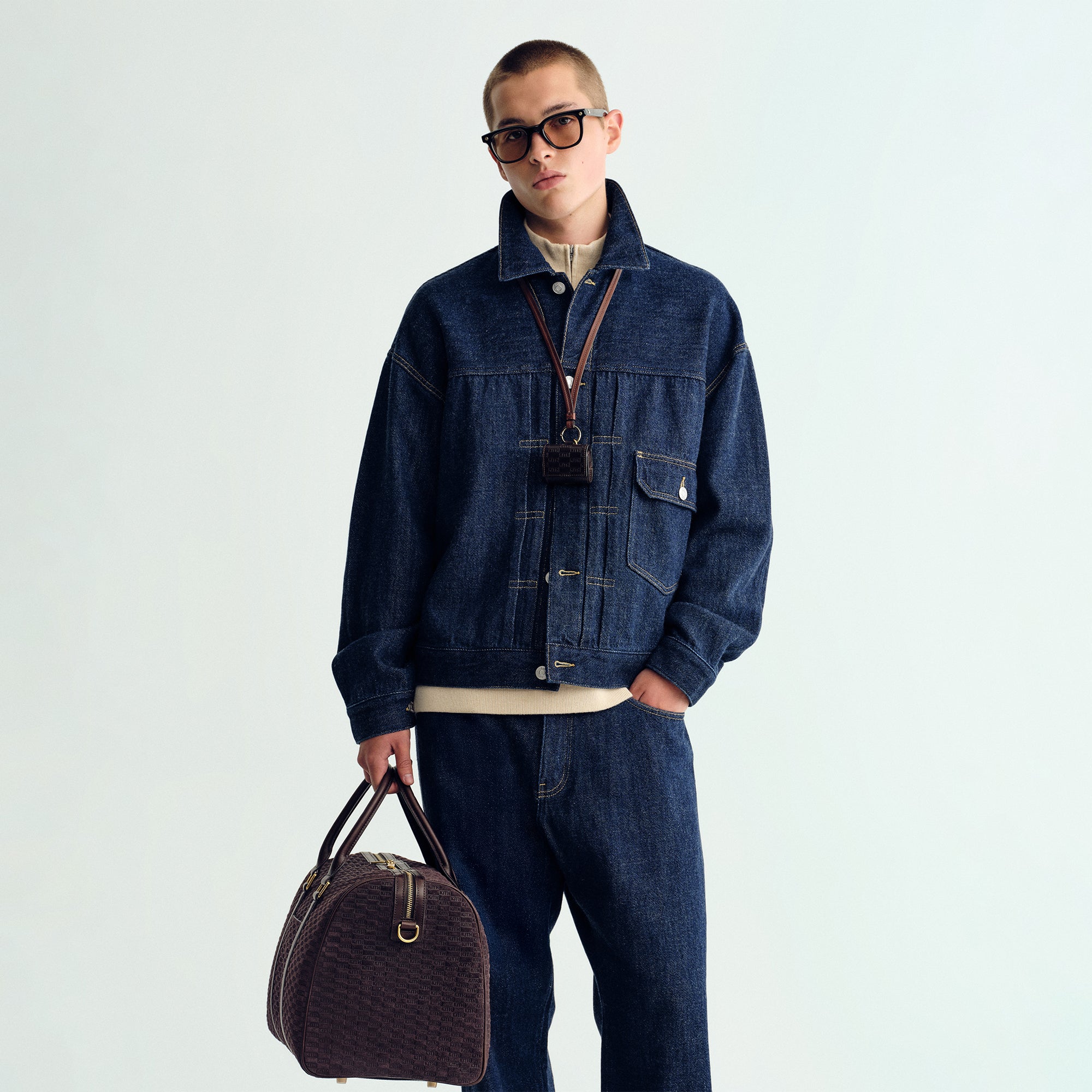 Kith Alonzo Twill Denim Jacket - Savin Wash – Kith Canada