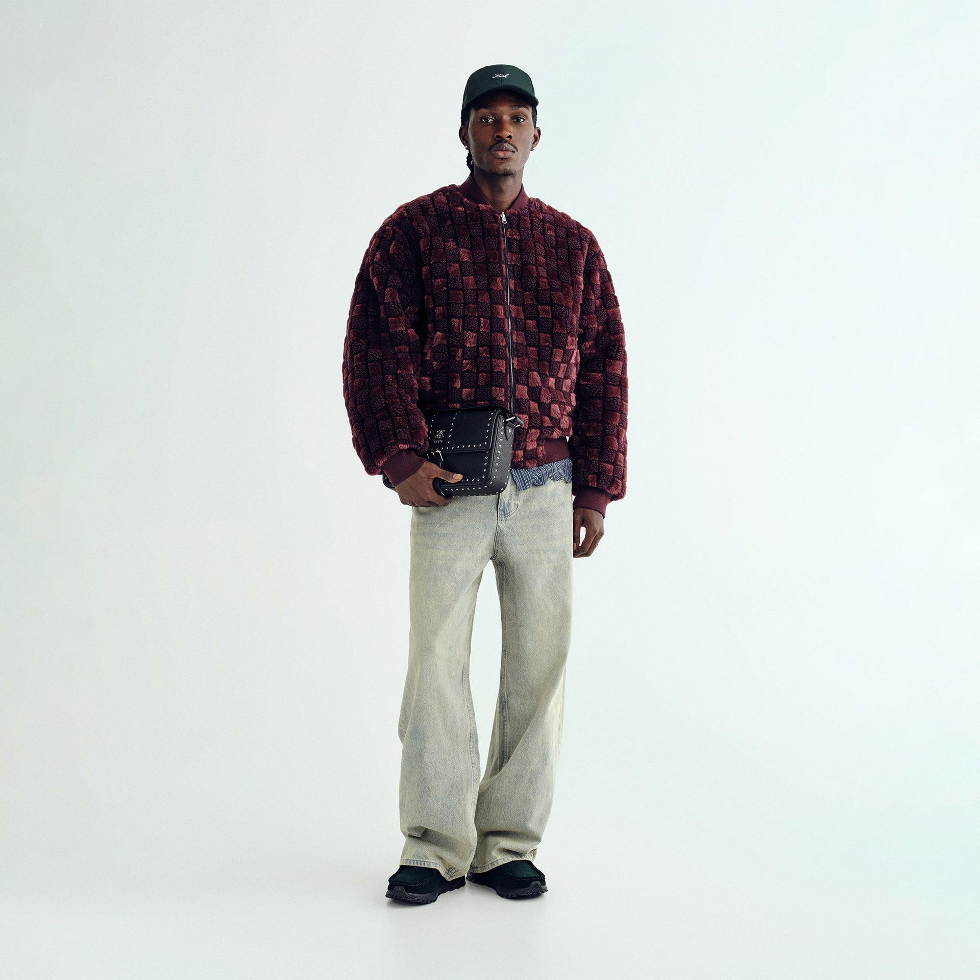 Kith Reversible Faux Fur Avery Bomber - Magma