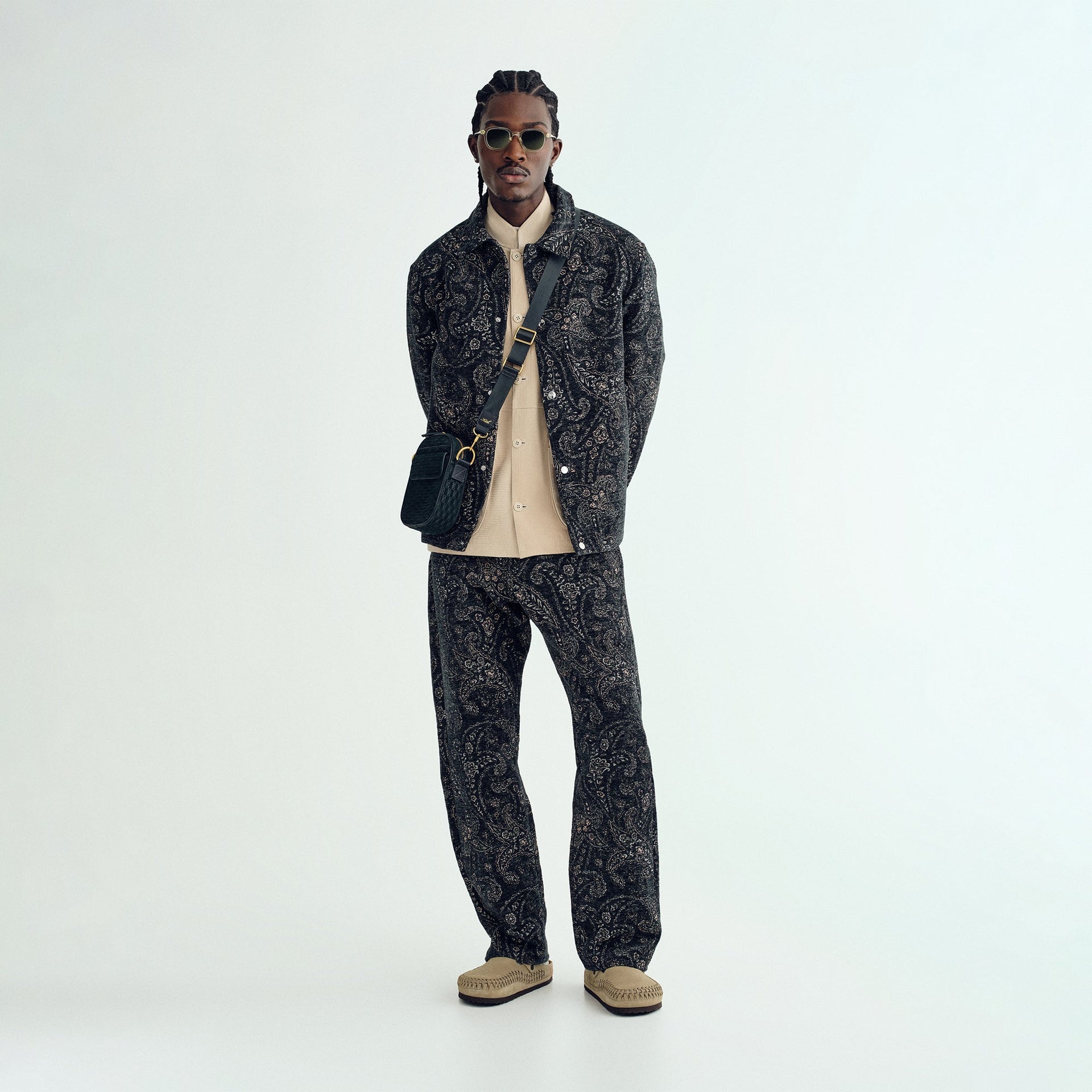Kith Paisley Tapestry Irvin Coaches Jacket - Equestrian