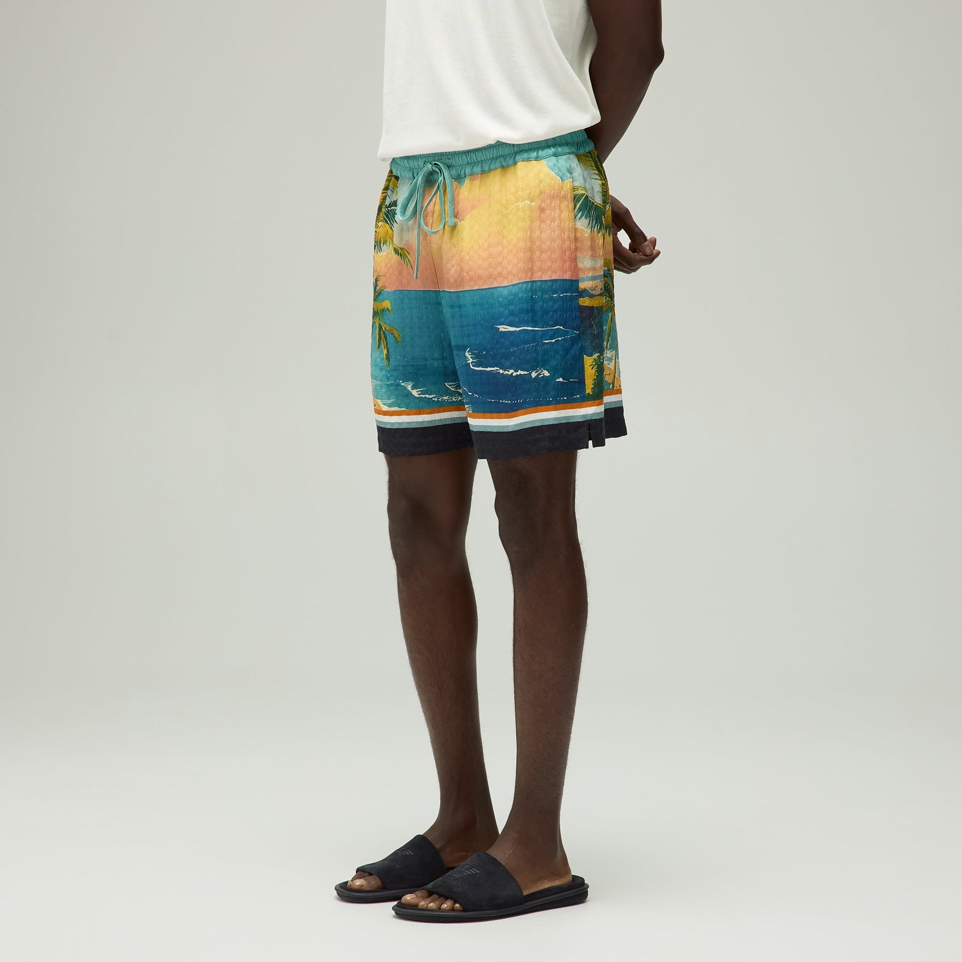 Giorgio Armani & Kith Ornamental Print Active Short - Multi
