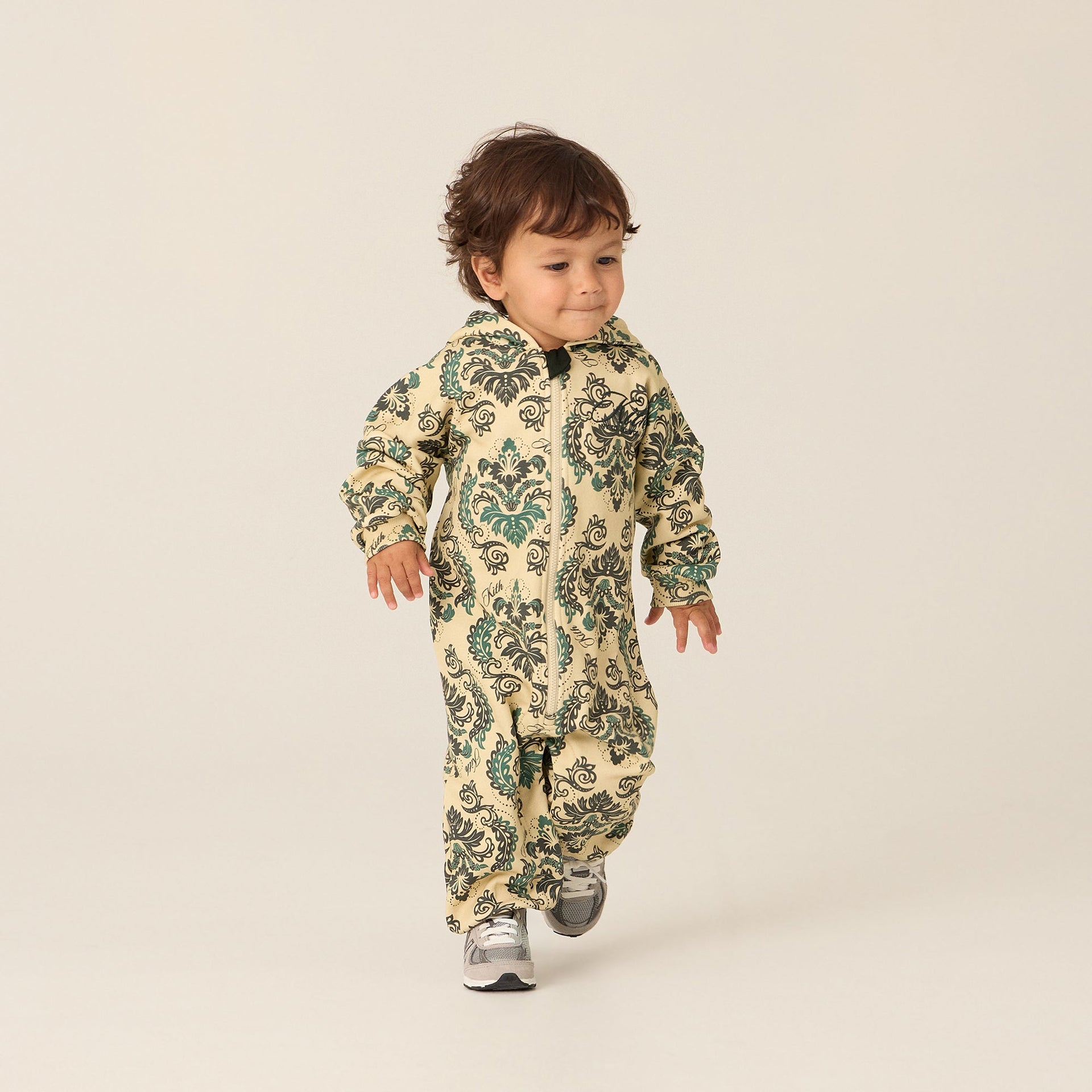Kith Baby Damask Floral Nelson Coverall - Eternal