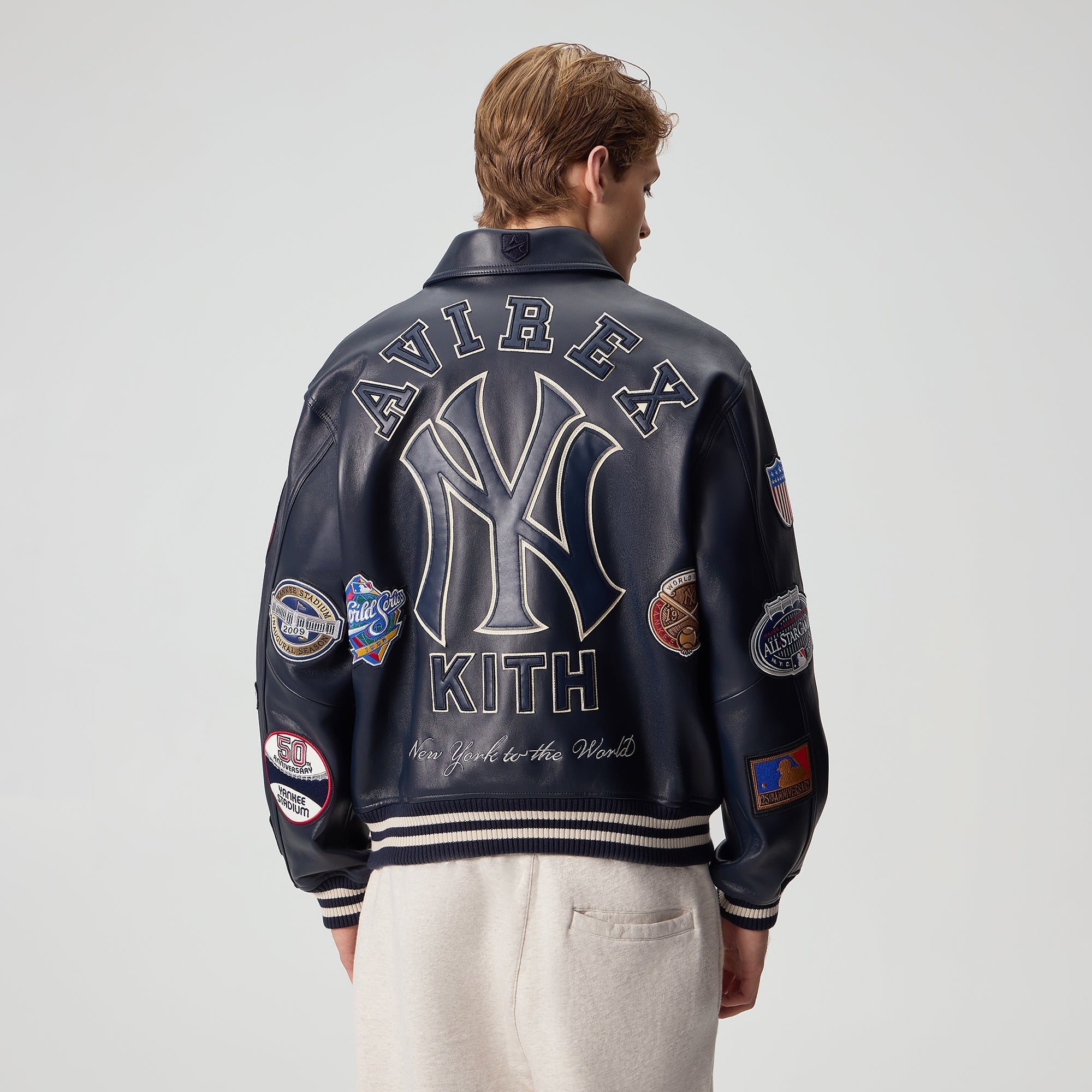 Kith & AVIREX for the New York Yankees Leather Jacket - Nocturnal