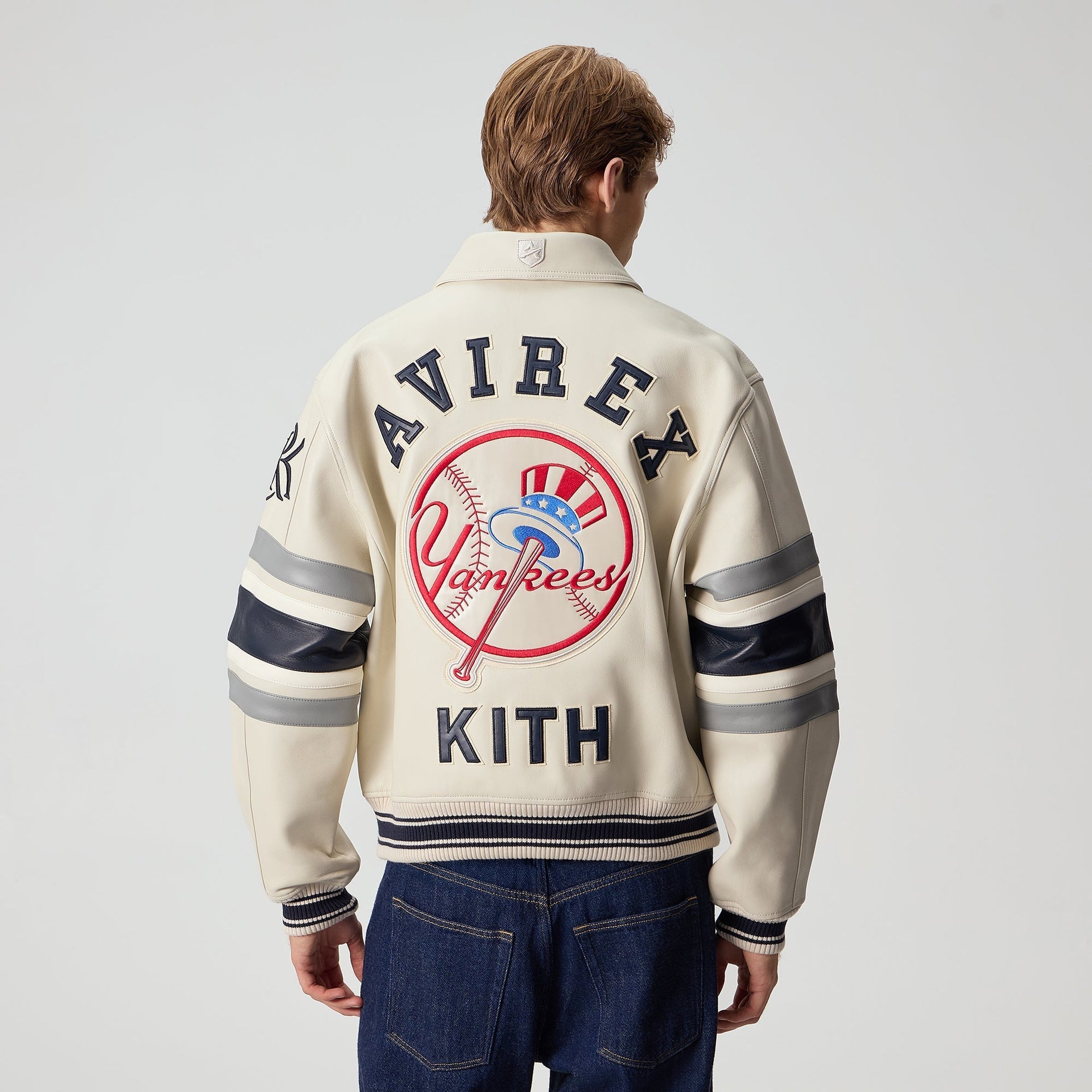 Kith & AVIREX for the New York Yankees Leather Jacket - Article - PH