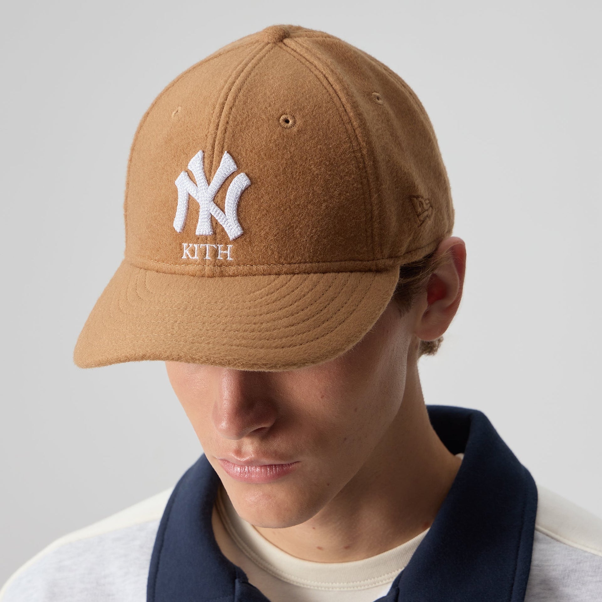 Kith & New Era for the New York Yankees Melton Wool 59FIFTY Low Profile - Loft - PH