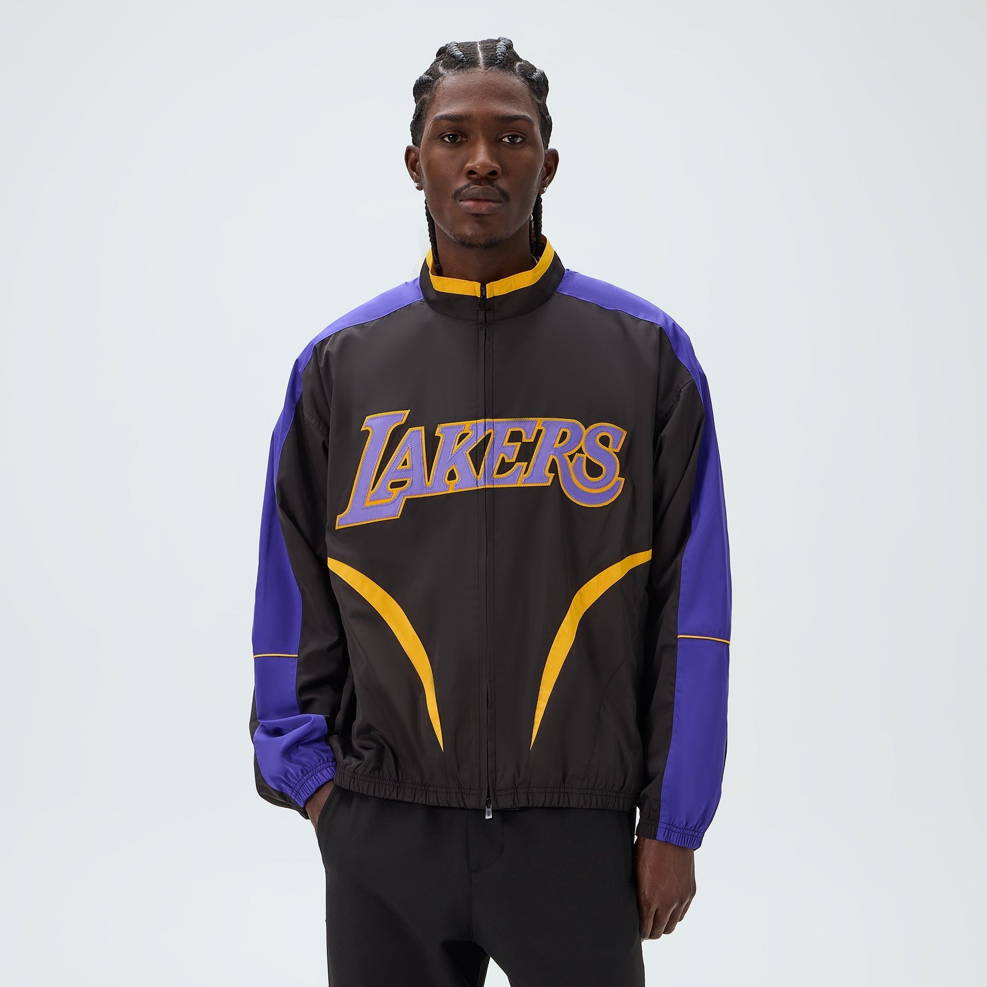 Kith for NBA All-Star Los Angeles Lakers Douglas Track Jacket - Black - PH