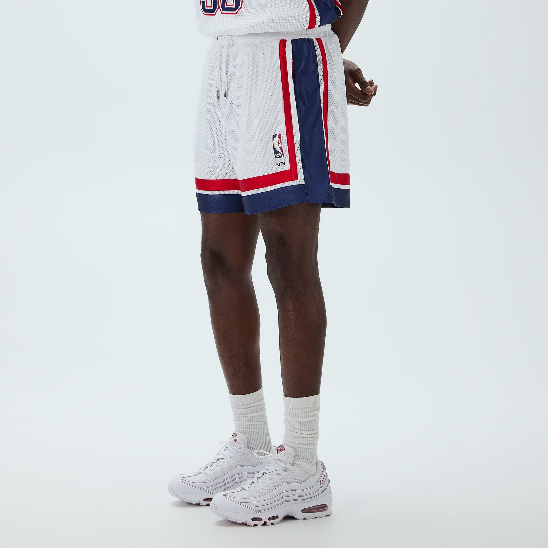 Kith for NBA All-Star New Jersey Nets Shorts - White - PH