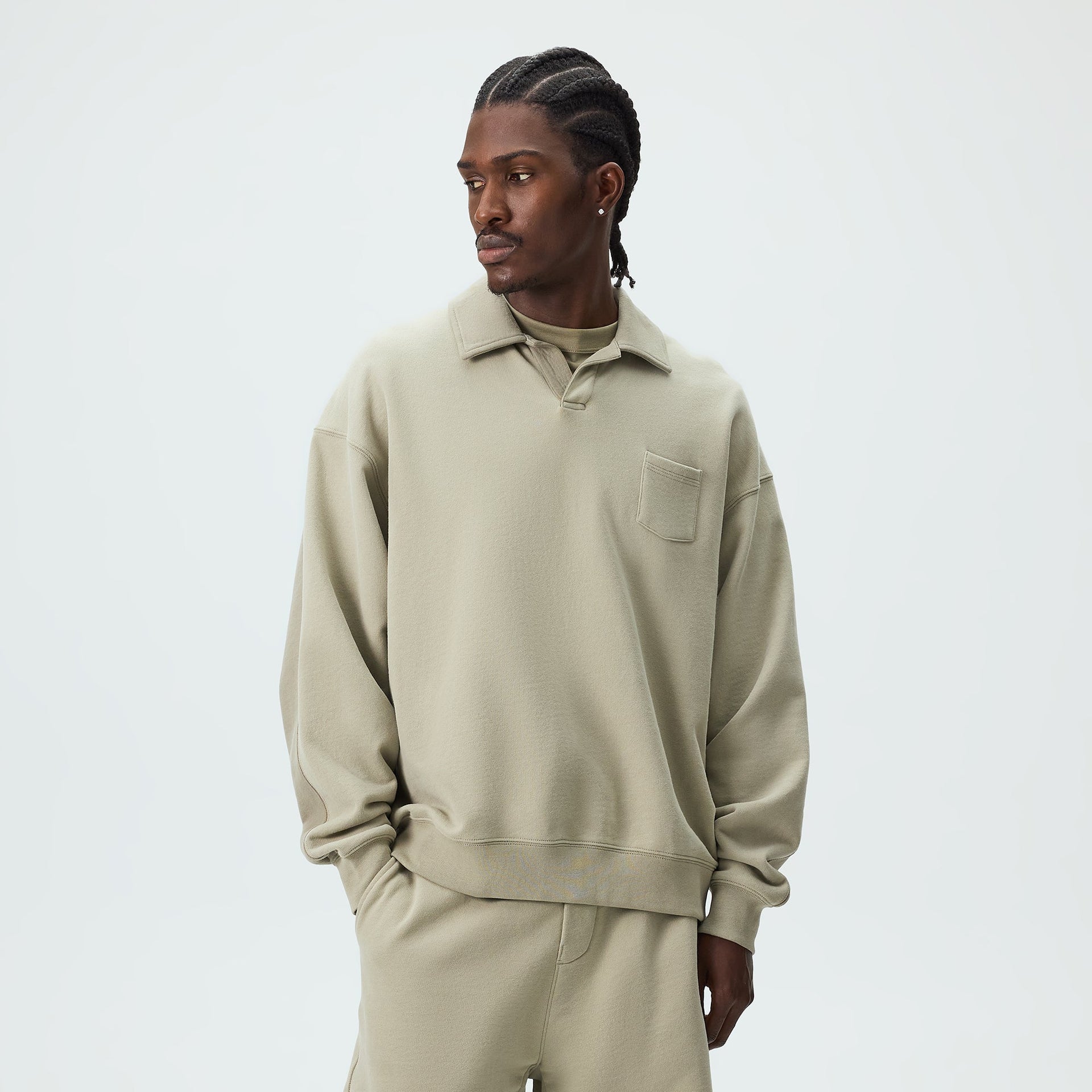 Kith 101 Micro Terry Nelson Rugby - Haze