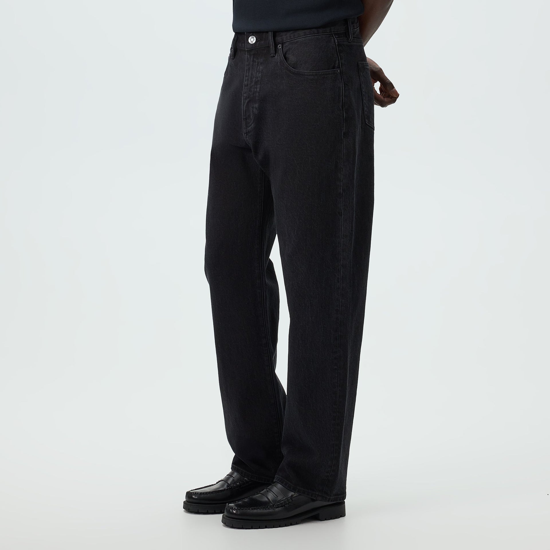 Kith Centre Straight Jeans - Black