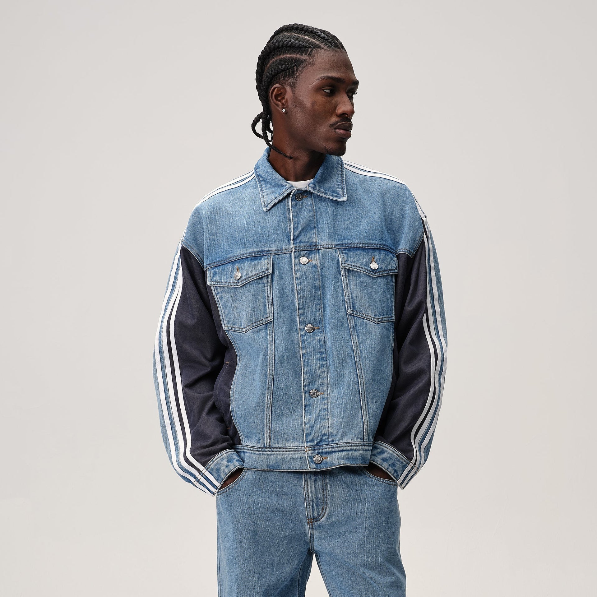 Kith for adidas Football Denim Jacket - Blue - PH