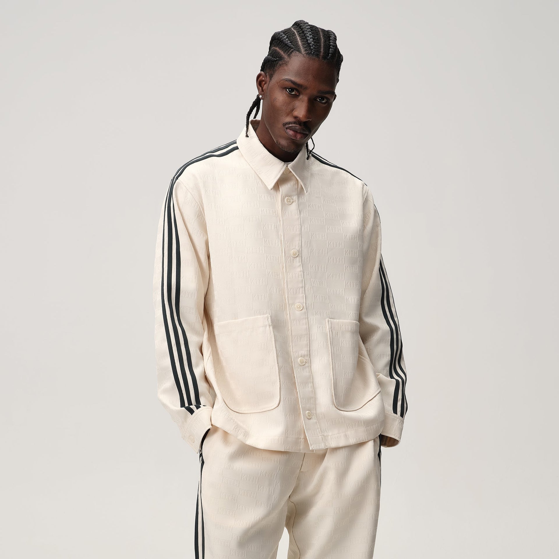 Kith for adidas Football Monogram Jacket - Sandrift - PH