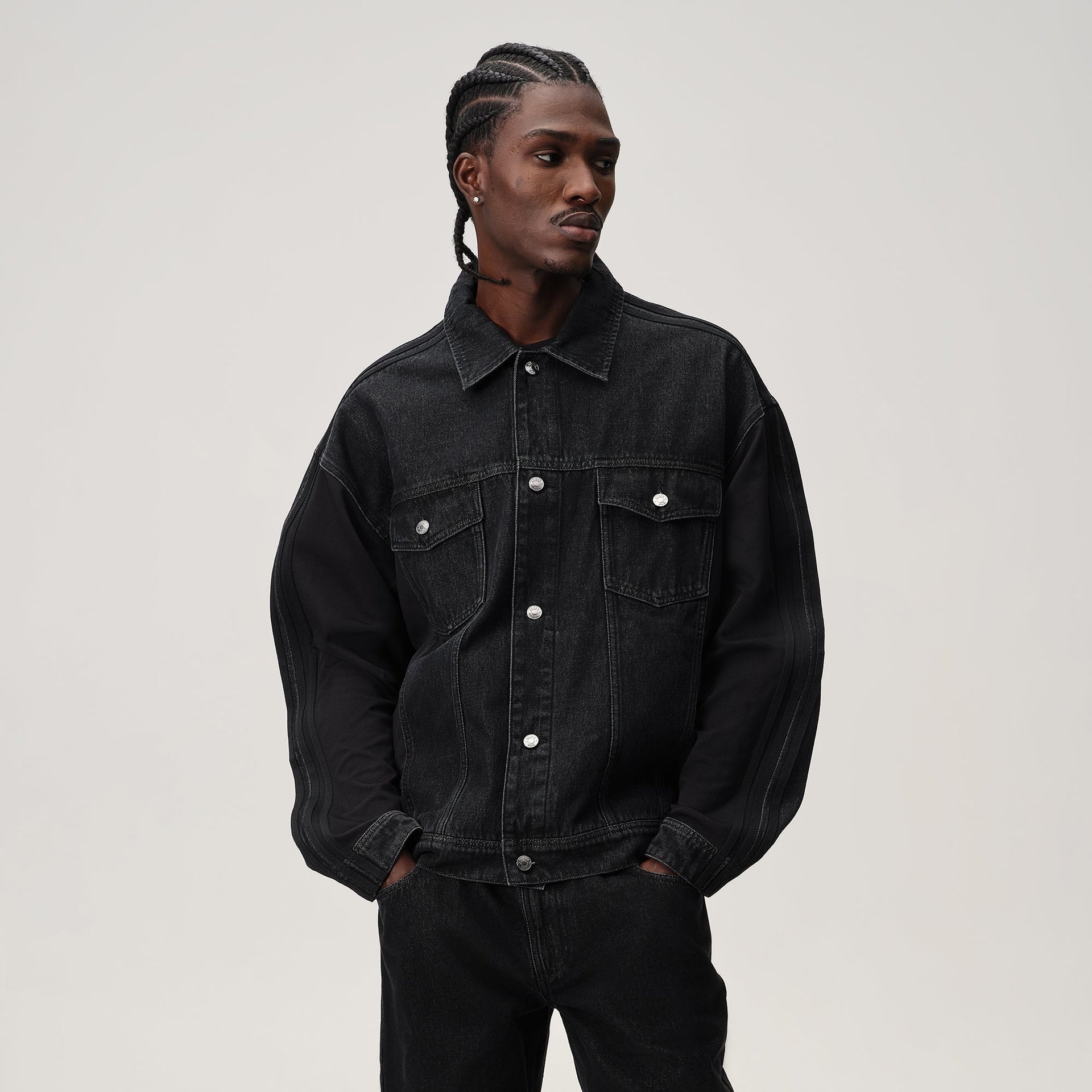 Kith for adidas Football Denim Jacket - Black - PH