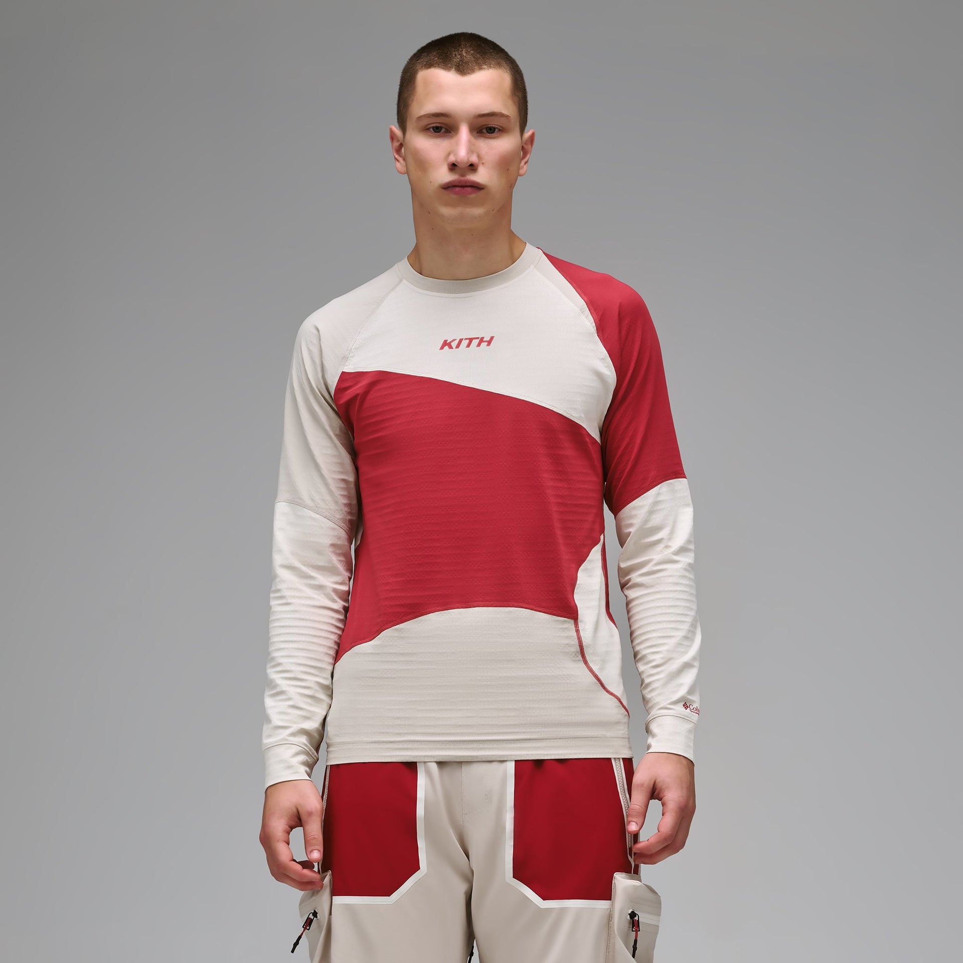 Kith for Columbia Infinity Long Sleeve Baselayer - Sandrift / Verge / Veil