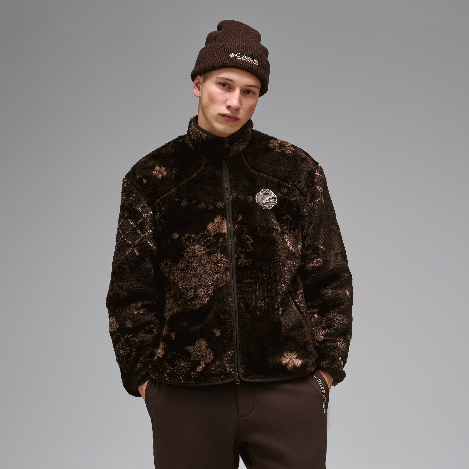 Kith for Columbia Landscape Sherpa Harper Jacket - Kindling