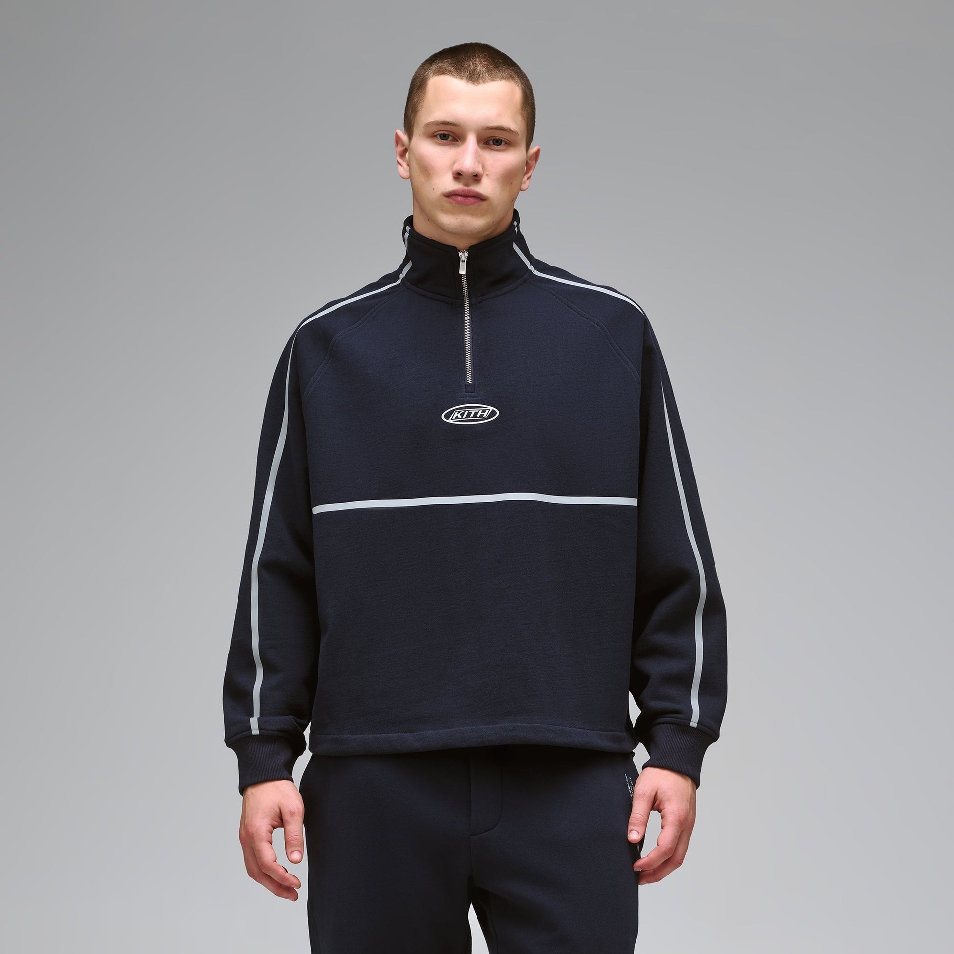 Kith for Columbia Reflective Funnel Neck Quarter Zip - Nocturnal - PH
