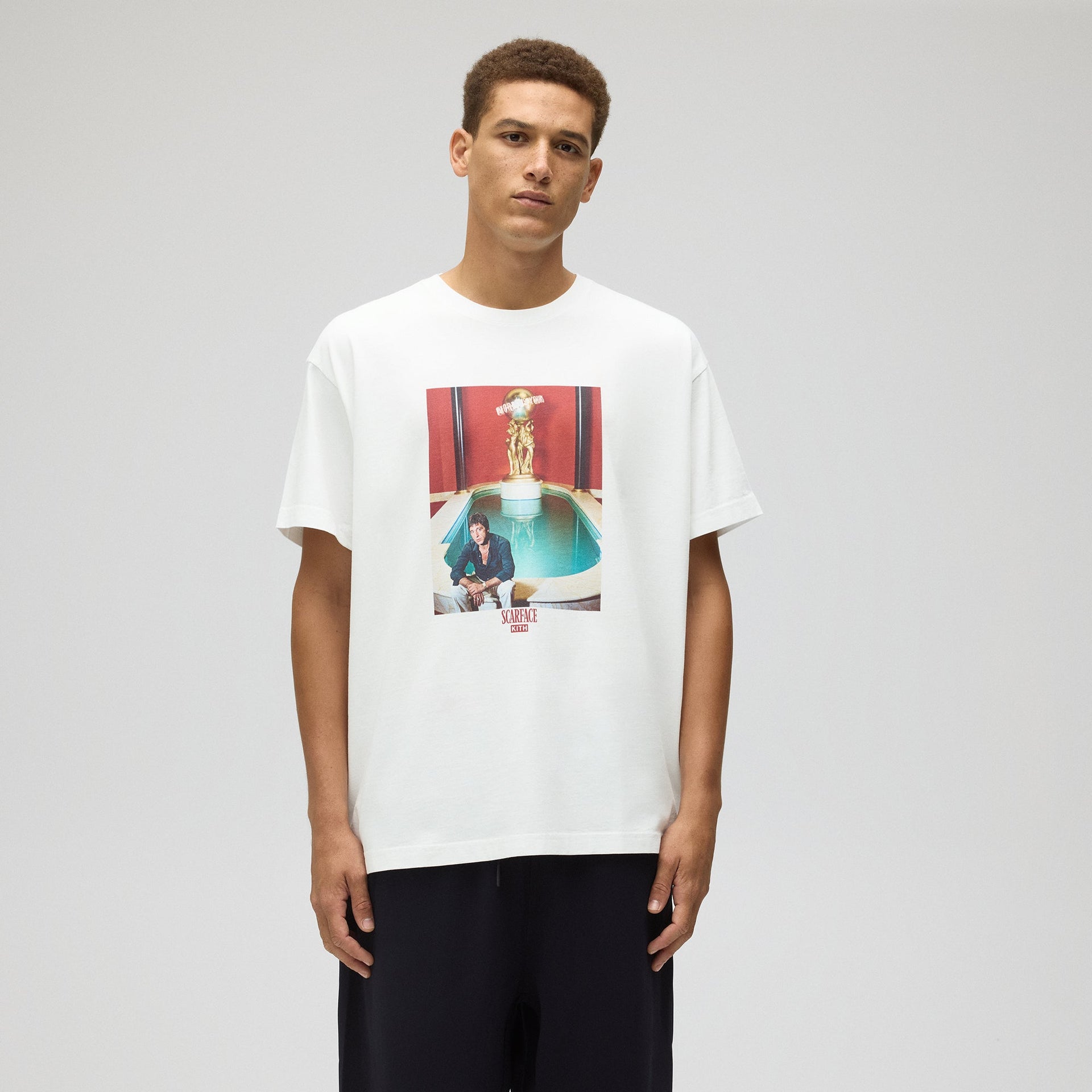 Kith for Scarface Tony Fountain Tee - White