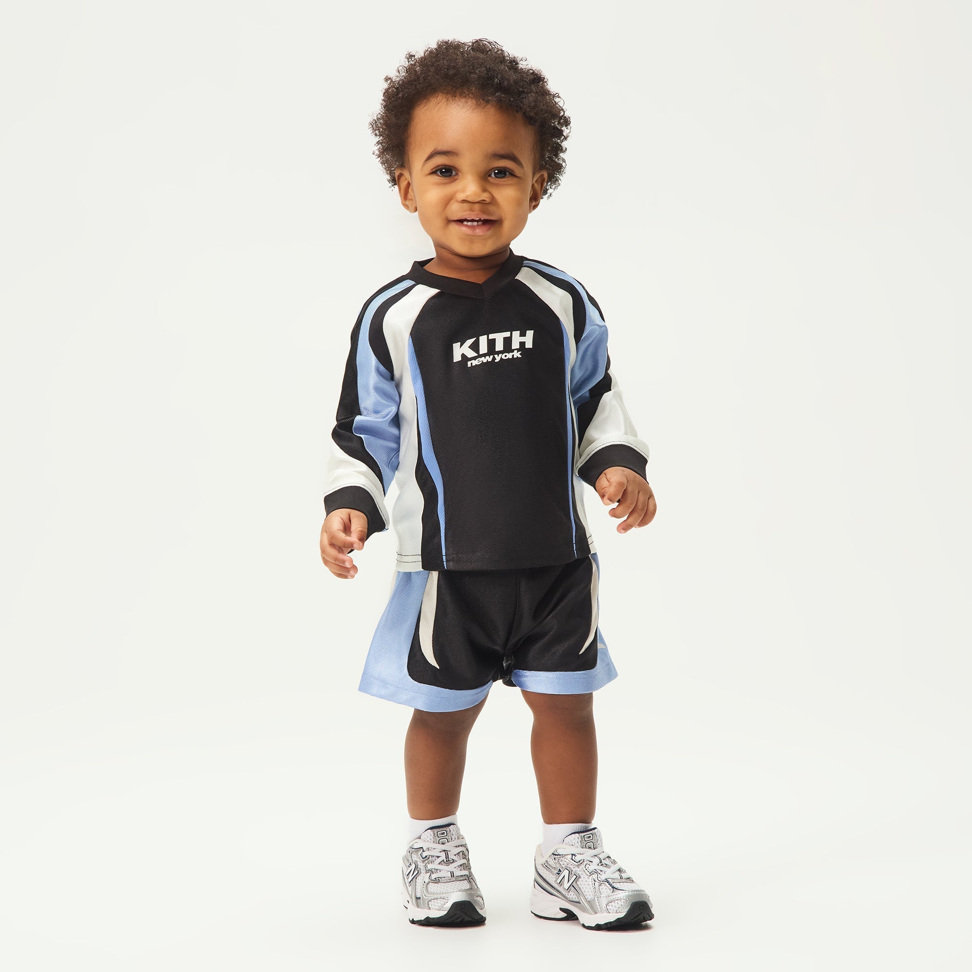 Kith Baby Blocked Ridley Tech Long Sleeve Tee - Nassau – Kith Canada