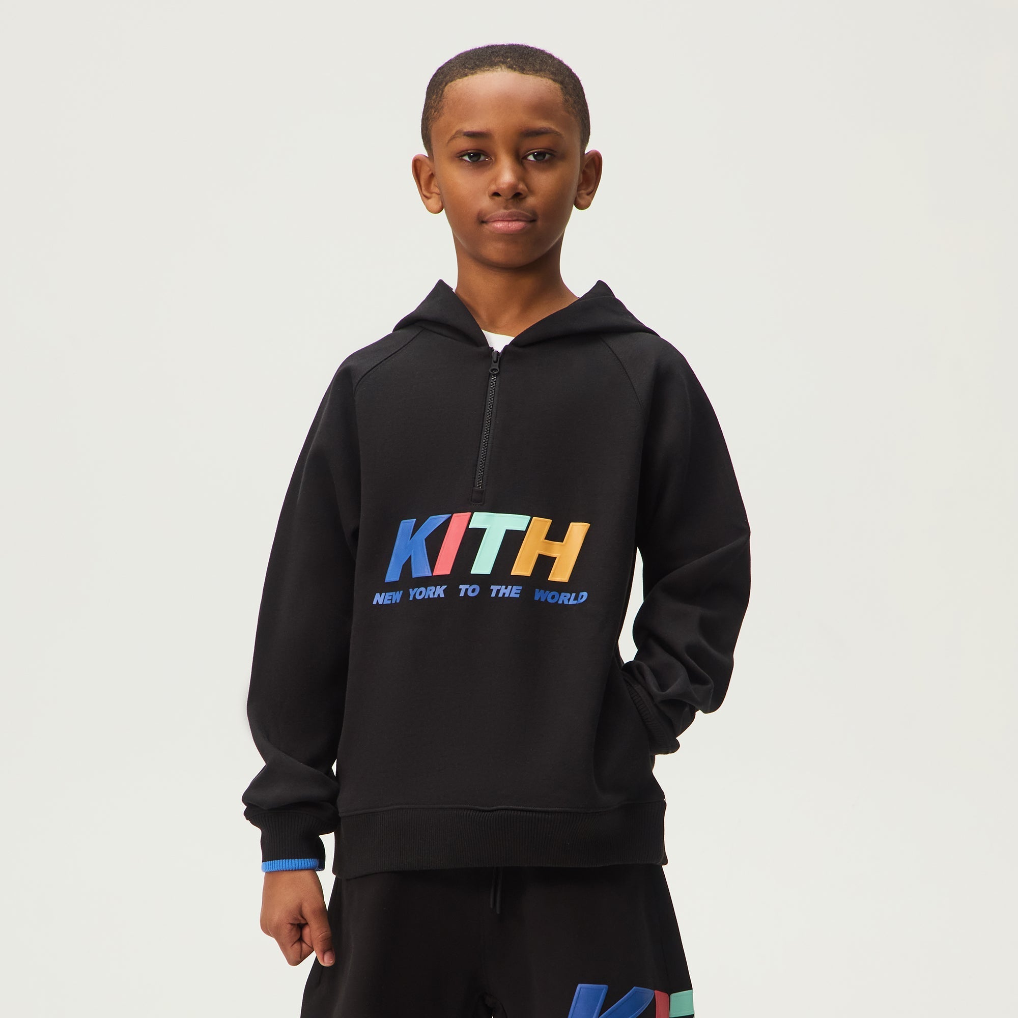 Kith Kids Blocked Linden Harrison Pullover - Newt – Kith Canada